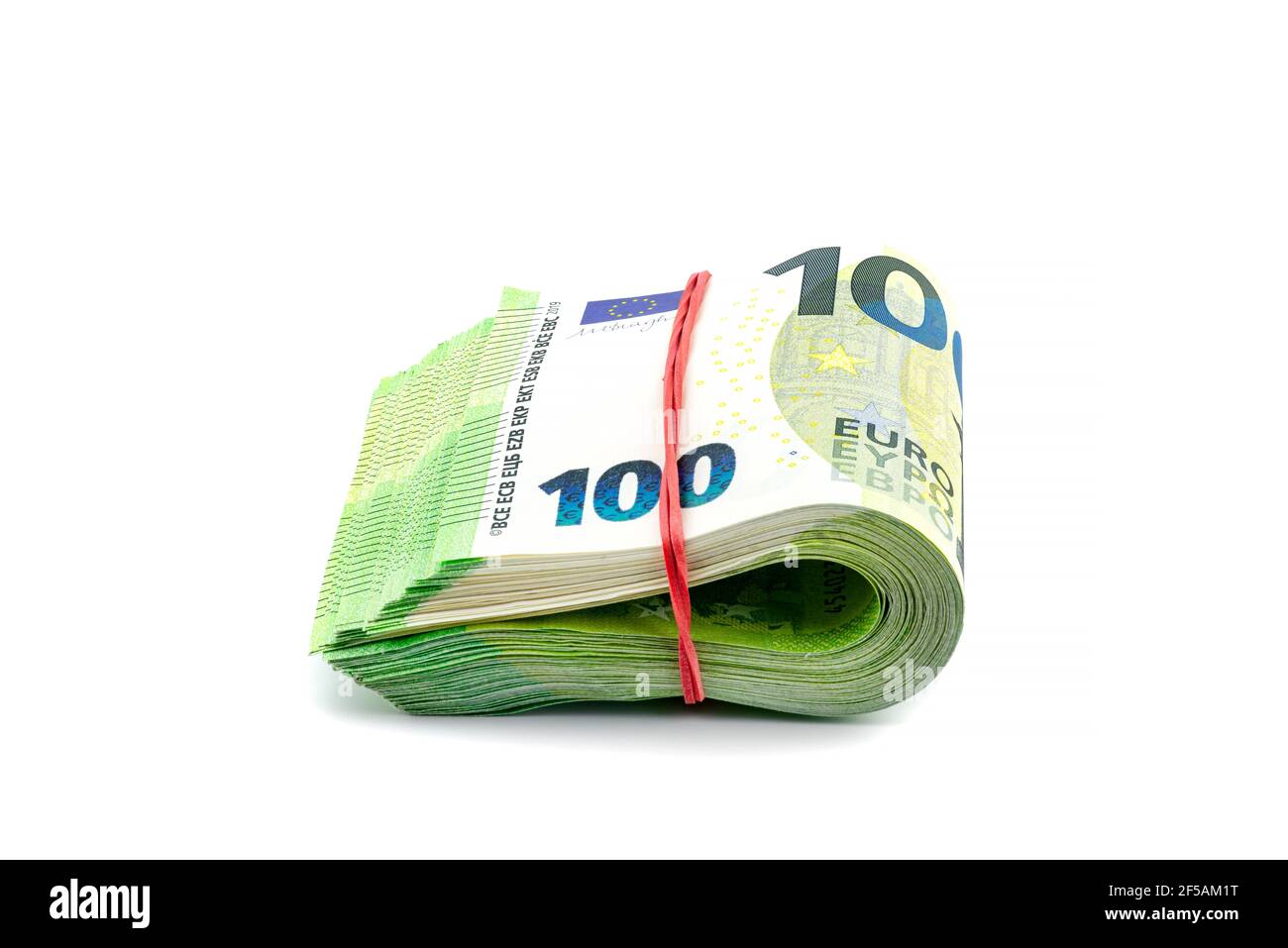 Fajo de billetes euro closeup Imágenes recortadas de stock - Alamy