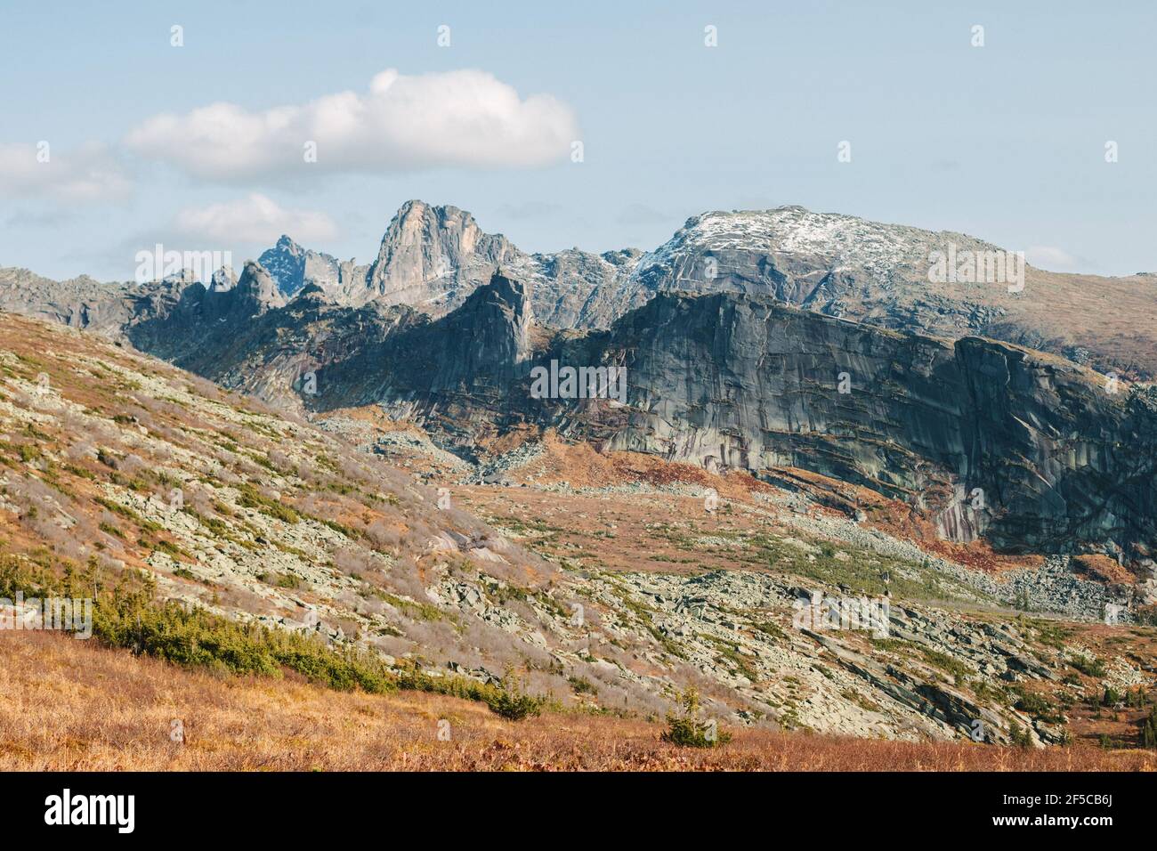 Cordillera Ergaki Foto de stock