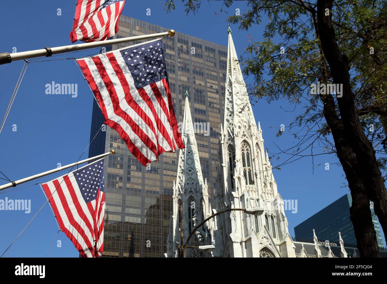 Geografía / viajes, EE.UU., Nueva York, Nueva York, San Patricio Catedral, Midtown Manhattan, New York C, Additional-Rights-Clearance-Info-no-disponible Foto de stock
