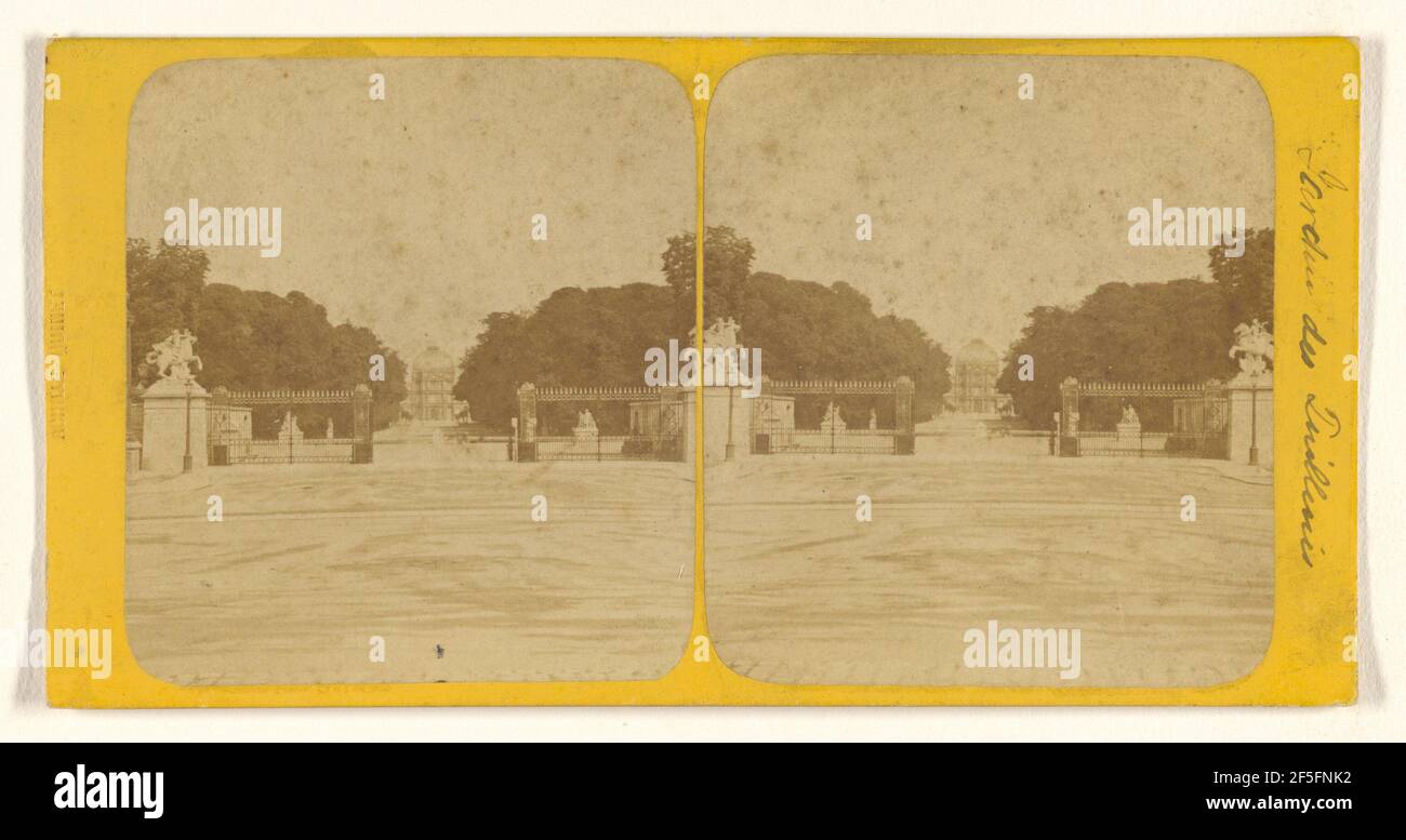 Jardin des Tulleries. Achille Quinet (francés, 1831 - 1900) Foto de stock