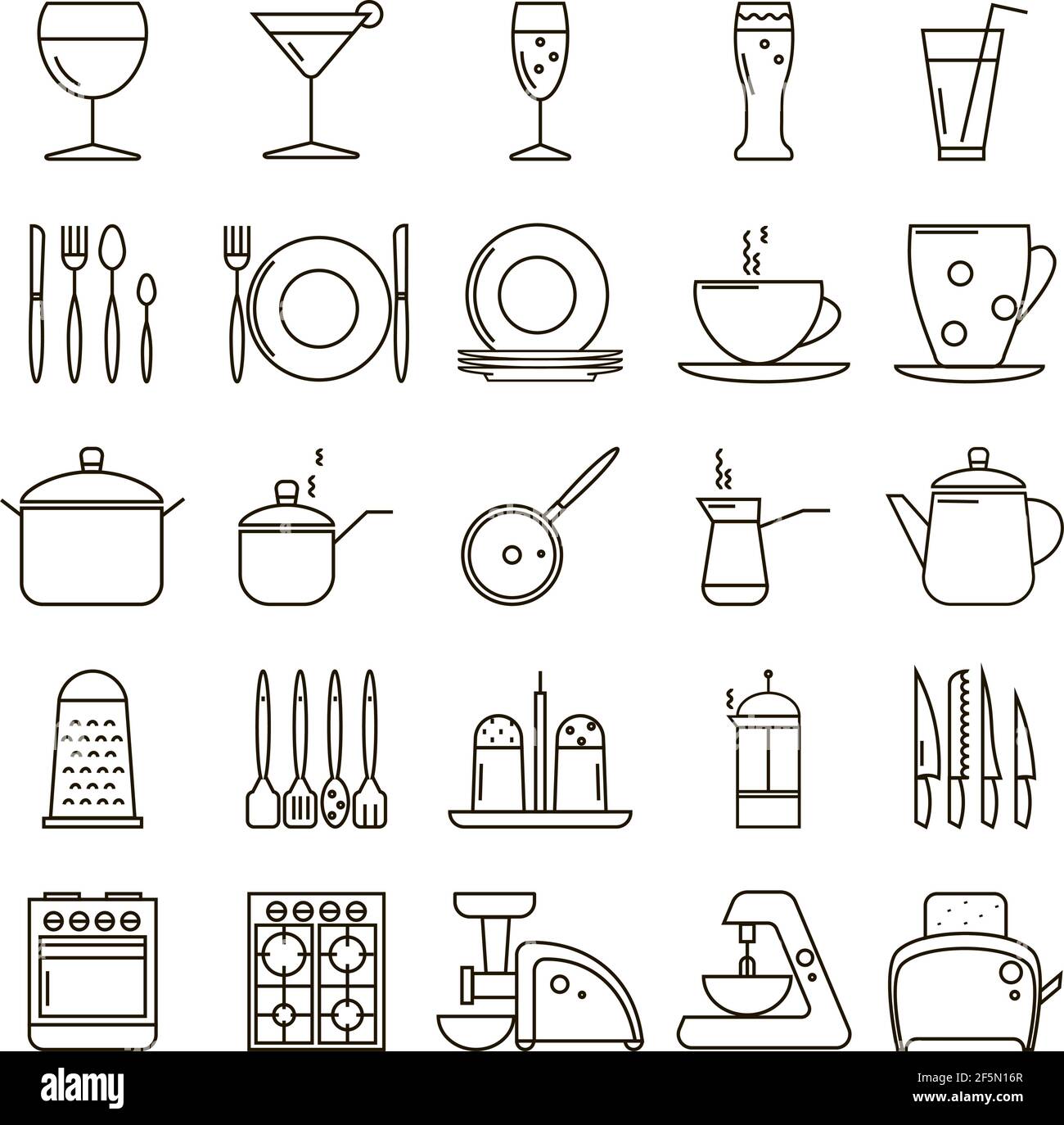 https://c8.alamy.com/compes/2f5n16r/conjunto-simple-de-la-cocina-linea-vectorial-iconos-coleccion-para-sitios-web-infografias-materiales-impresos-2f5n16r.jpg