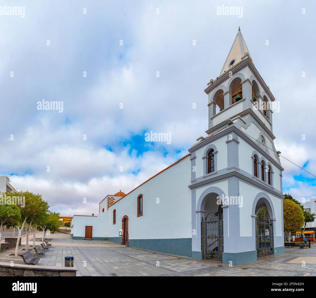 Iglesia de nuestra Señora del Rosario en Puerto de Rosario en Fuerteventura,  Islas Canarias, España Fotografía de stock - Alamy