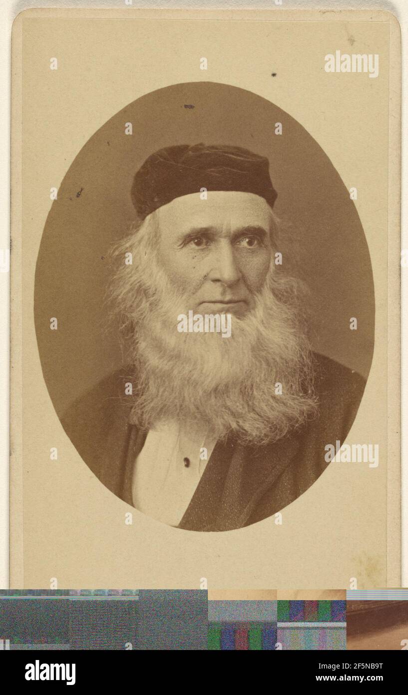 Sr. Hiram Powers (1805 - 1873). . Foto de stock