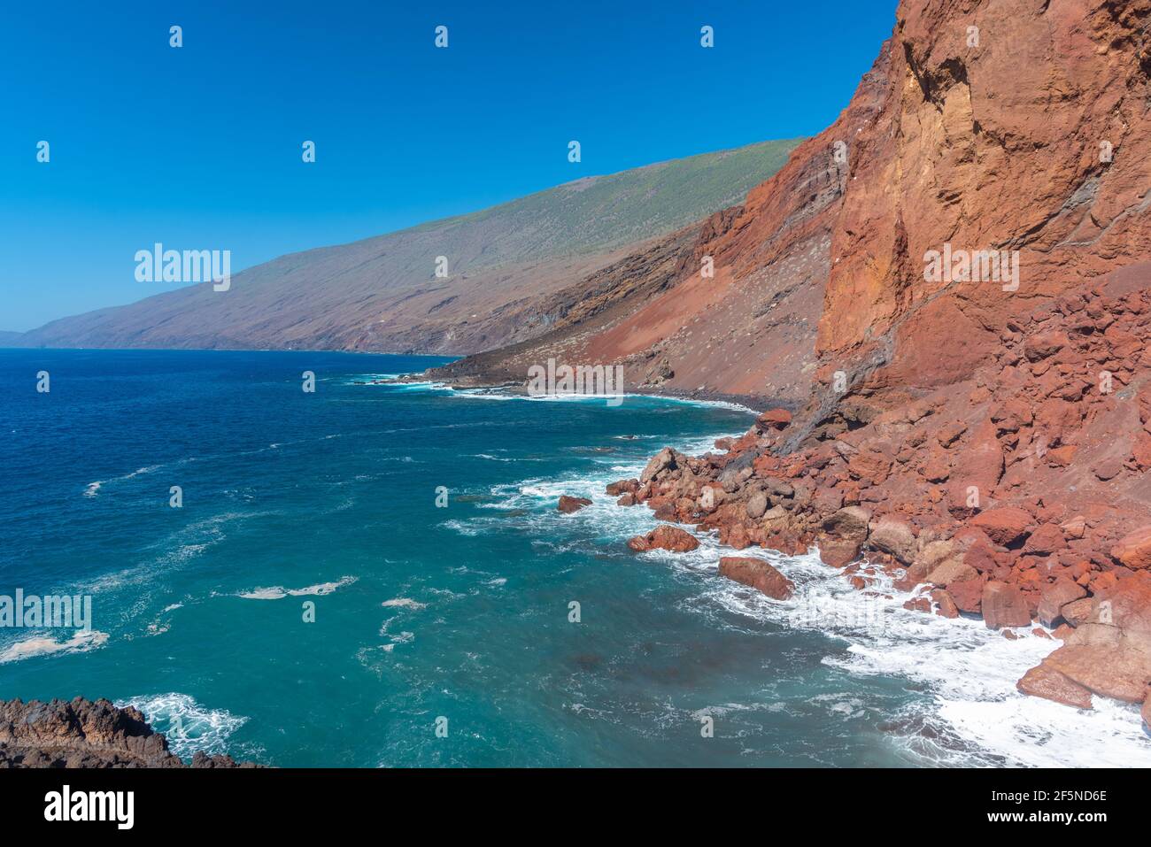 Bahía de Cala de Tacoron cerca de la ciudad de la Restinga en la isla el  Hierro, Islas Canarias, España Fotografía de stock - Alamy