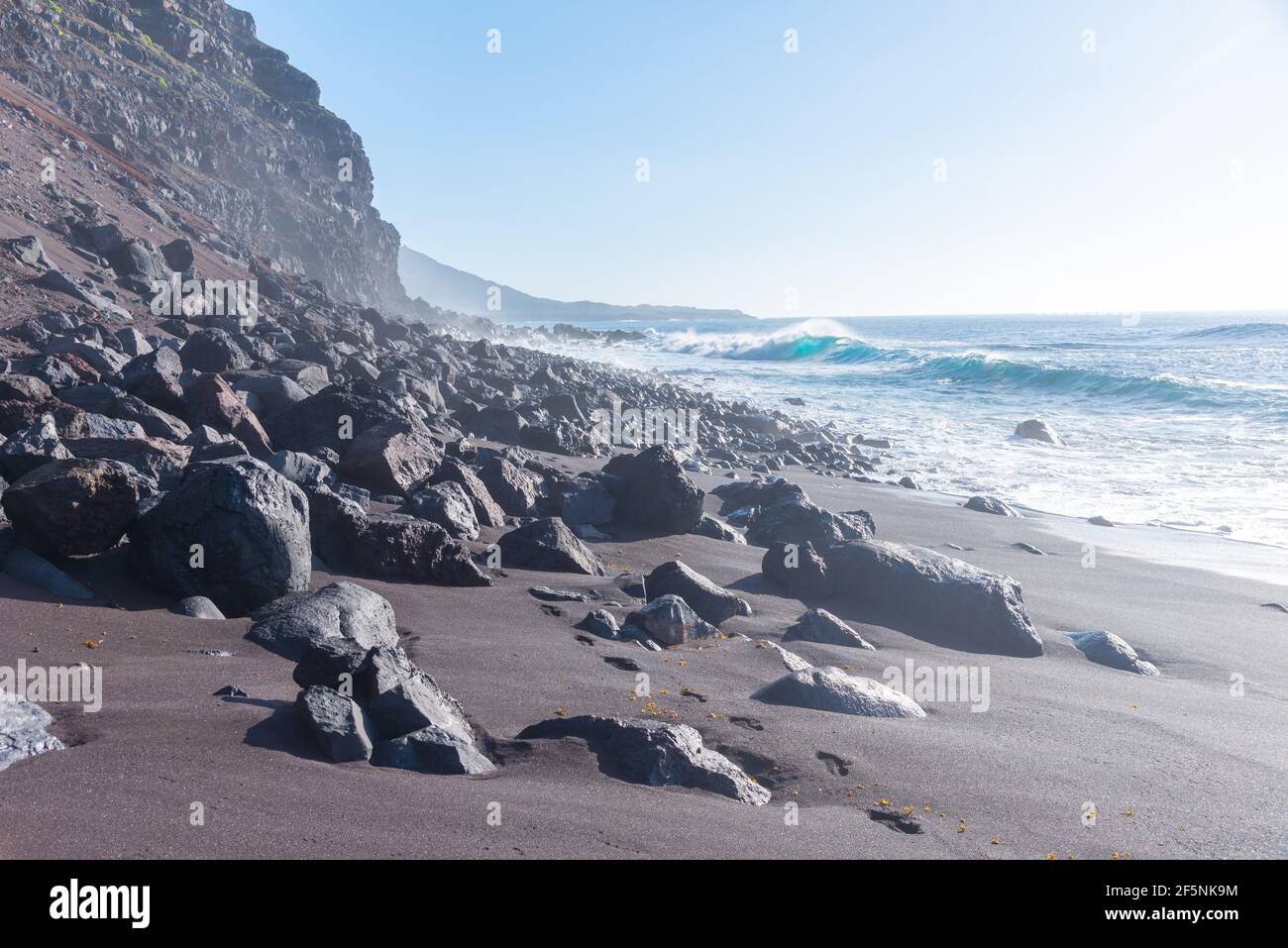 Playa del Verodal en la isla el Hierro, Islas Canarias, España Fotografía  de stock - Alamy