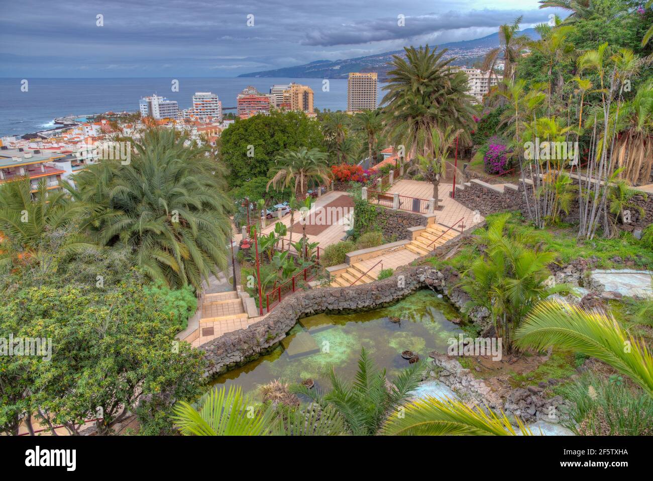 Parque Taoro en Puerto de la Cruz, Tenerife, Islas Canarias, España  Fotografía de stock - Alamy