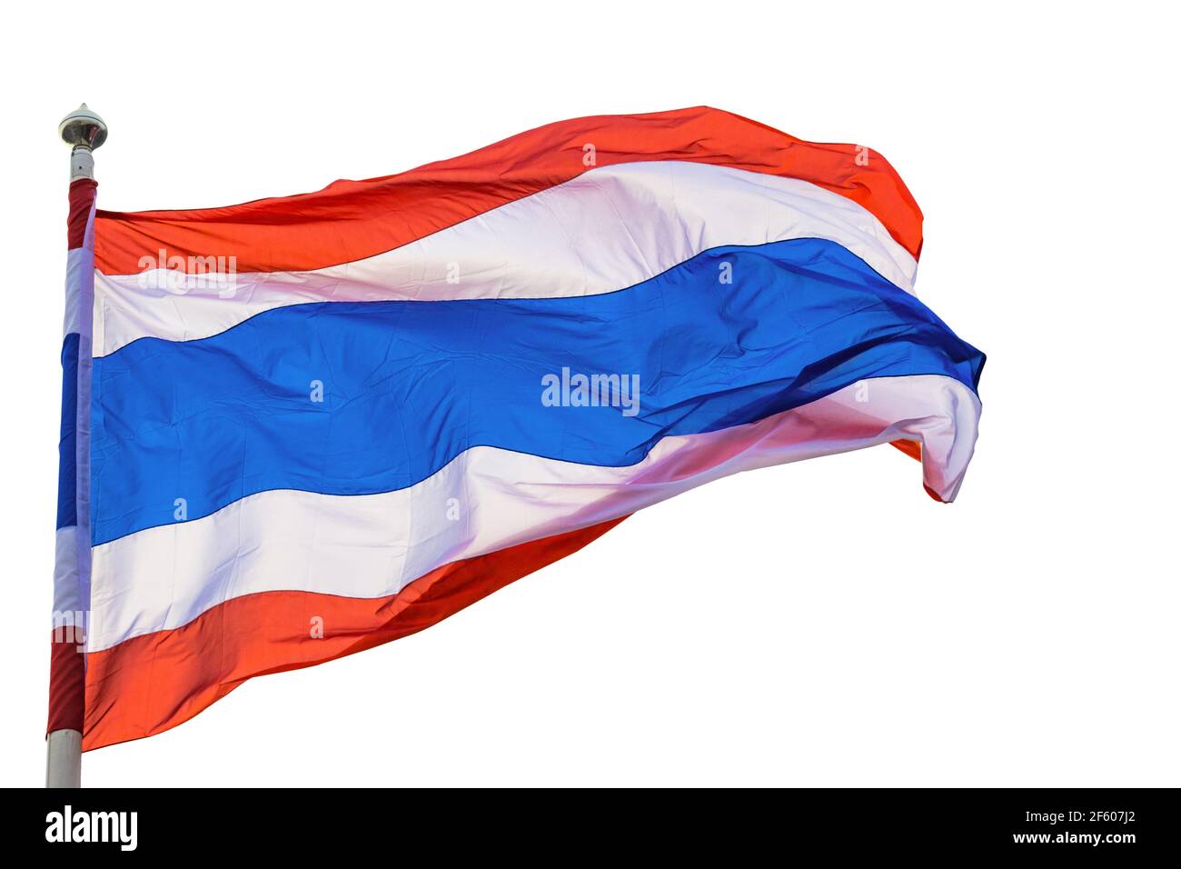 Lo dudo Jabón haz La bandera de Tailandia con 3 colores rojo, blanco, azul Fotografía de  stock - Alamy