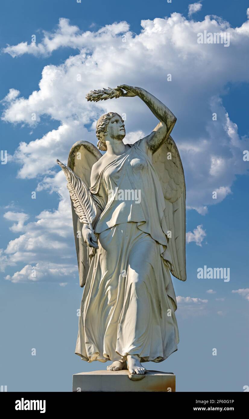 Estatua de la diosa Nike Fotografía de stock - Alamy