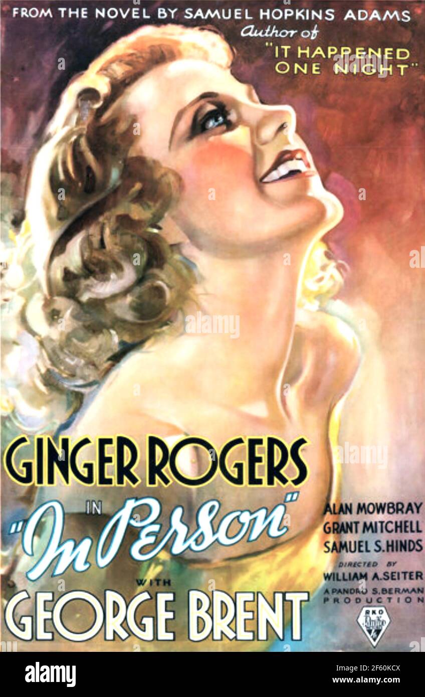 EN PERSONA 1935 RKO Radio Pictures película con Ginger Rogers Fotografía de  stock - Alamy