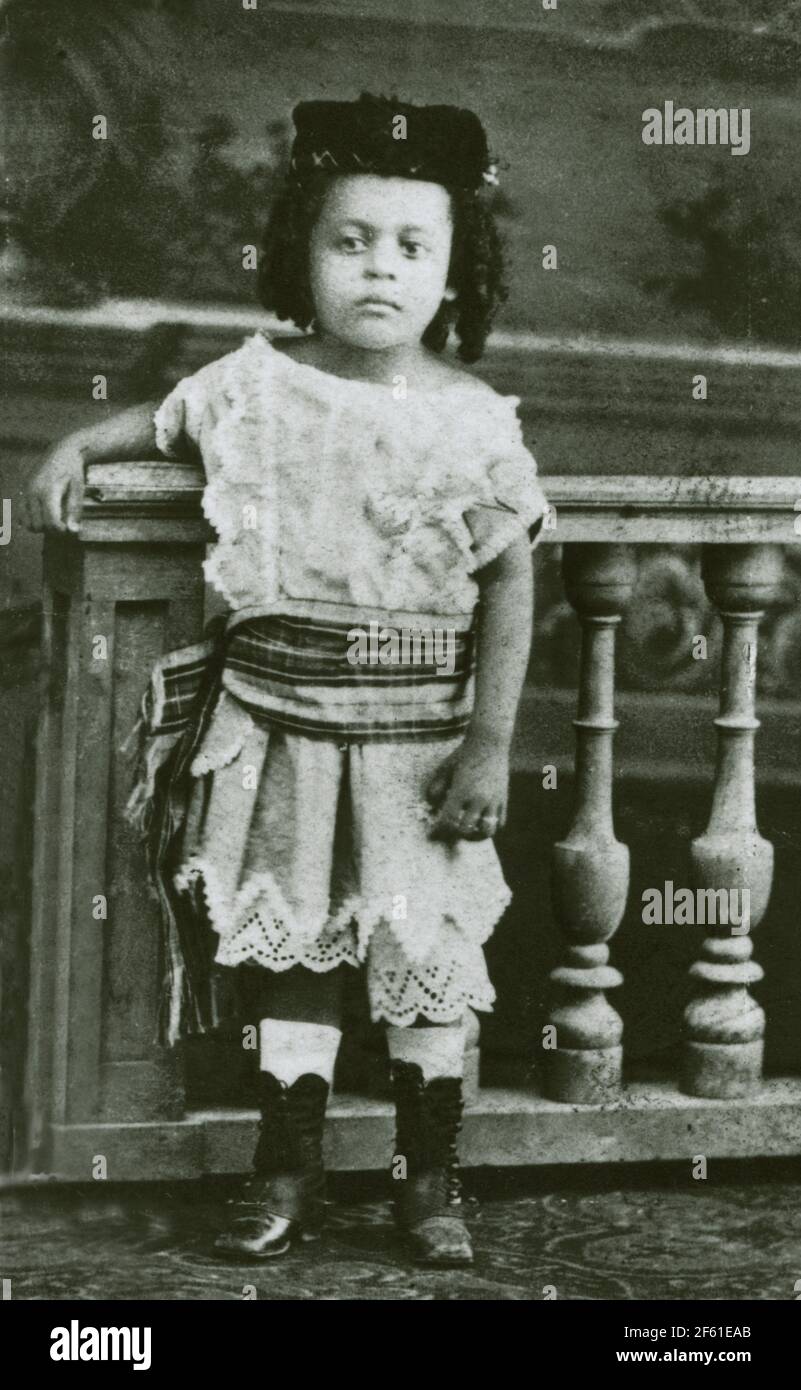 Joven Arturo Schomburg, 1878 Foto de stock