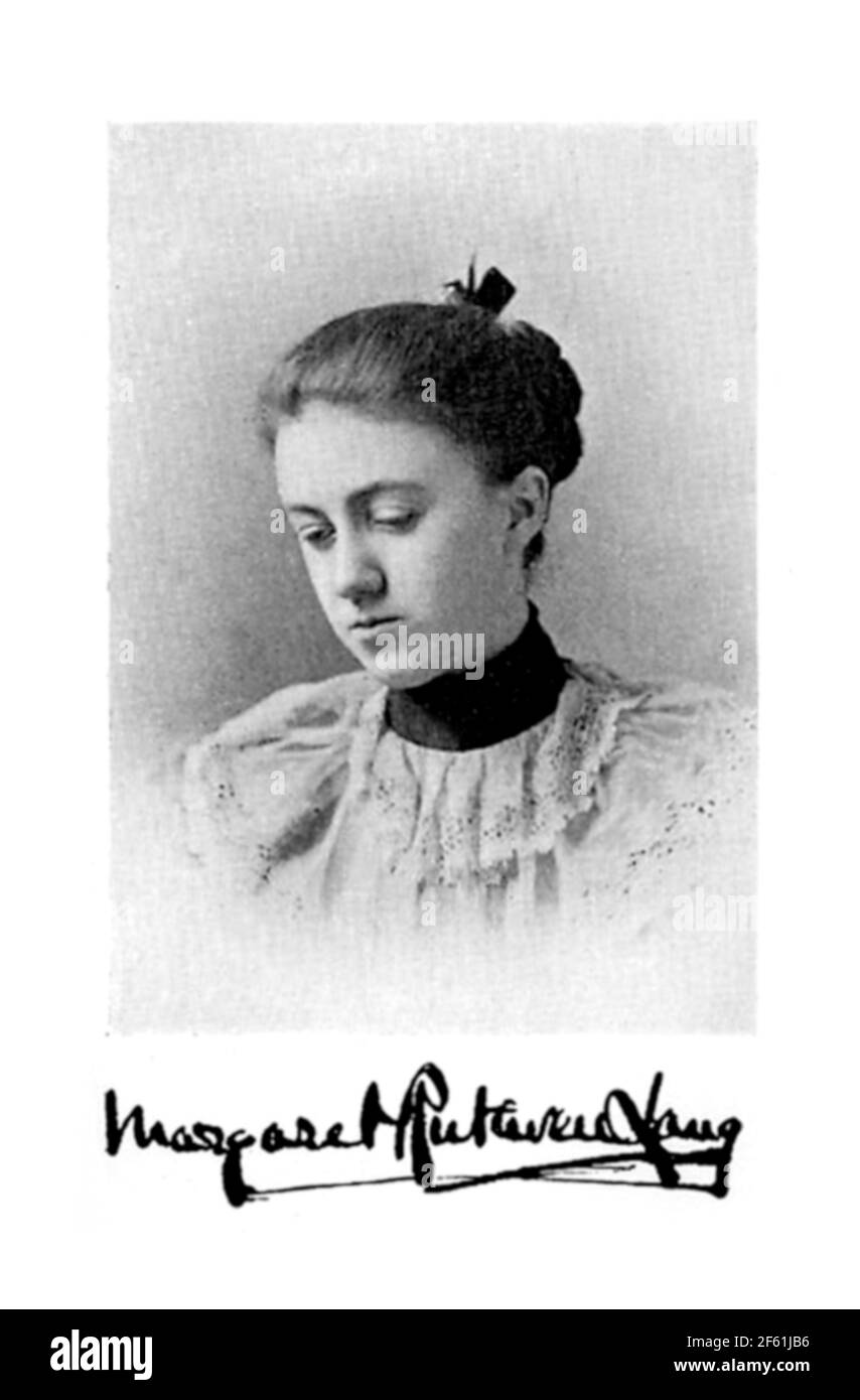 Margaret Ruthven Lang, compositora estadounidense Foto de stock