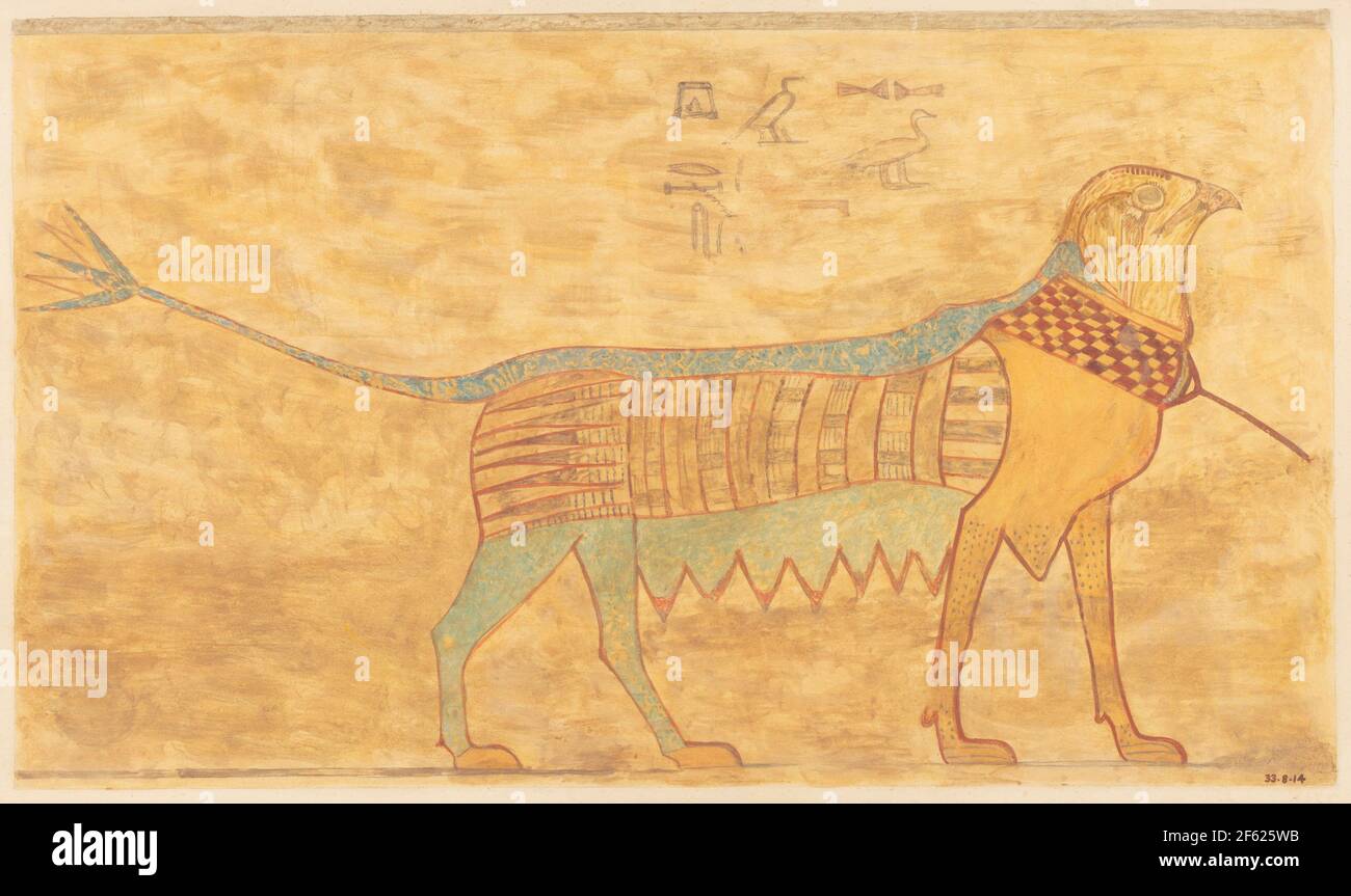 Escena de la tumba egipcia, ilustración Fotografía de stock Alamy