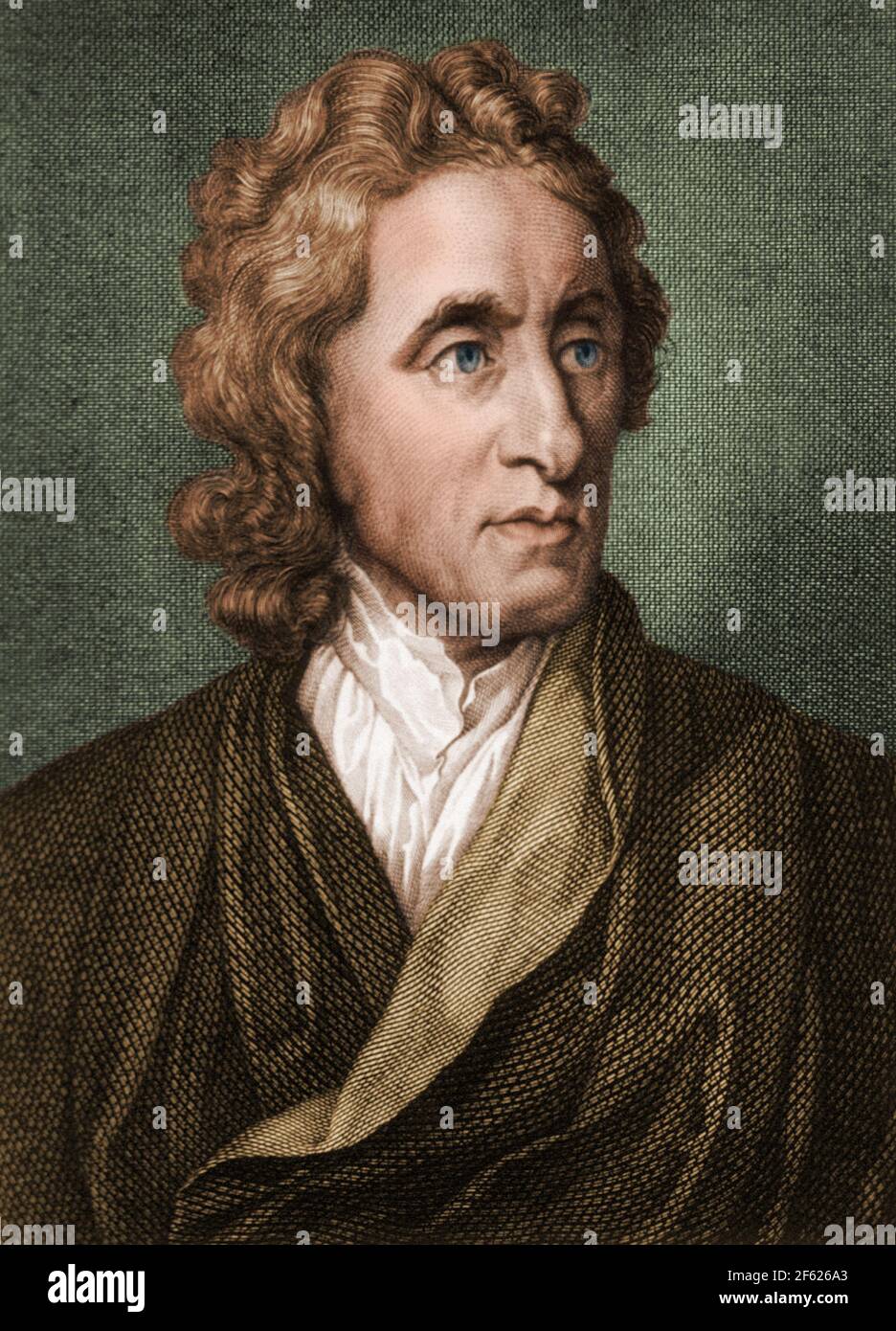 John Locke, filósofo inglés Foto de stock
