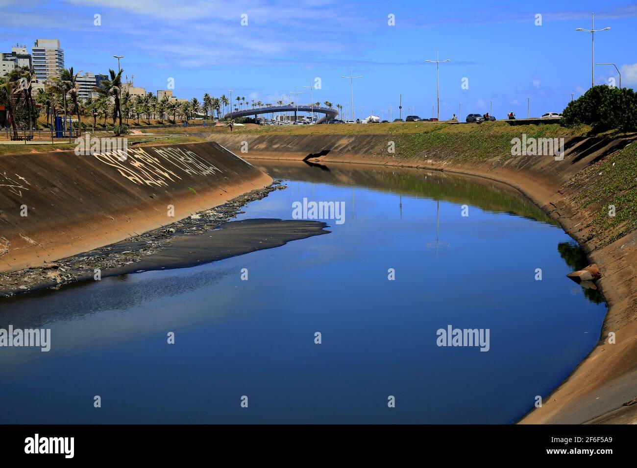 salvador, bahía, brasil 6 de enero de 2021 Vista del canal Río