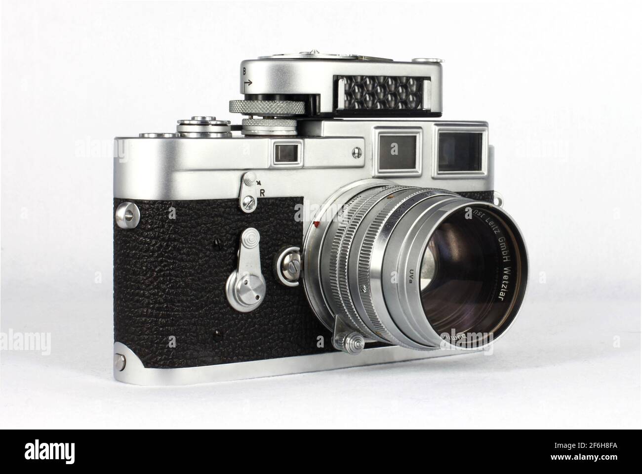 Cámara de localización de la gama Leica M3 de estilo vintage con lente