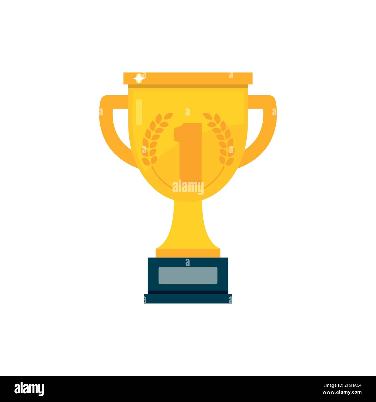 septiembre cueva Soviético Copa de trofeo, premio, icono vectorial en estilo plano Imagen Vector de  stock - Alamy