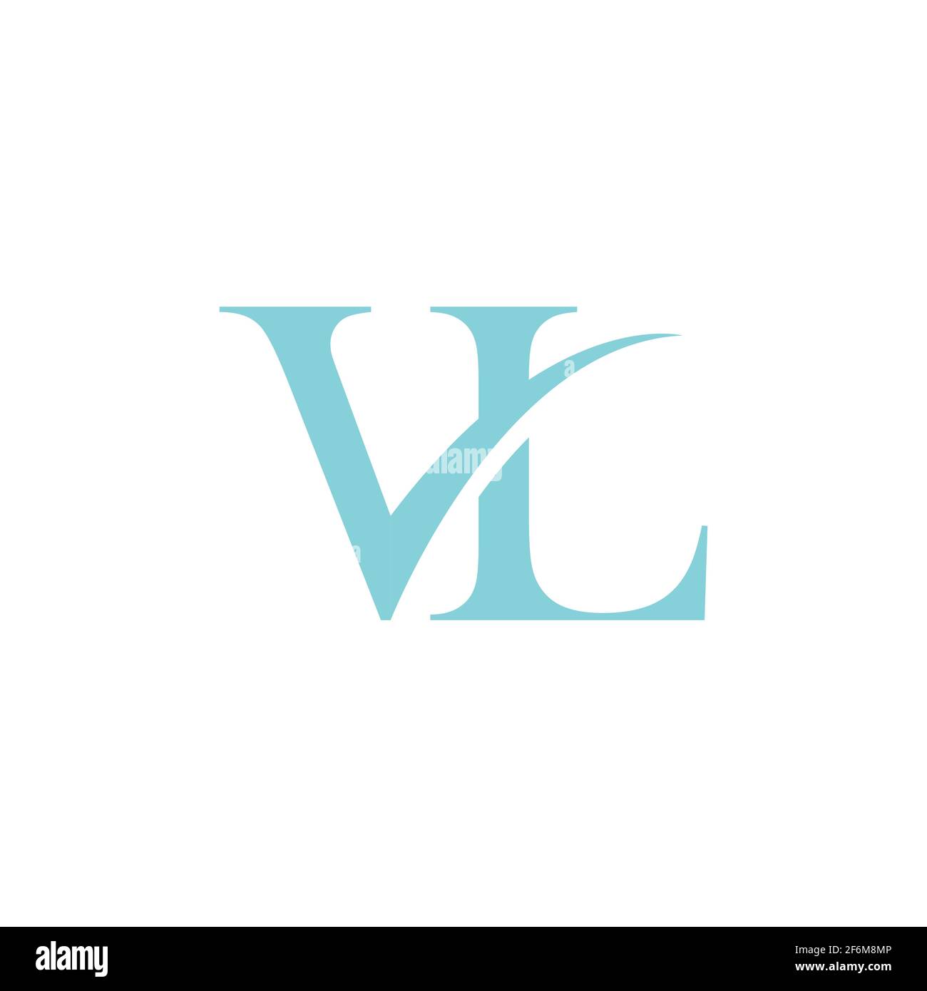Letra VL inicial concepto de diseño de logotipo de lujo. Letra V y L moda y belleza logotipo de lujo vector de diseño Ilustración del Vector
