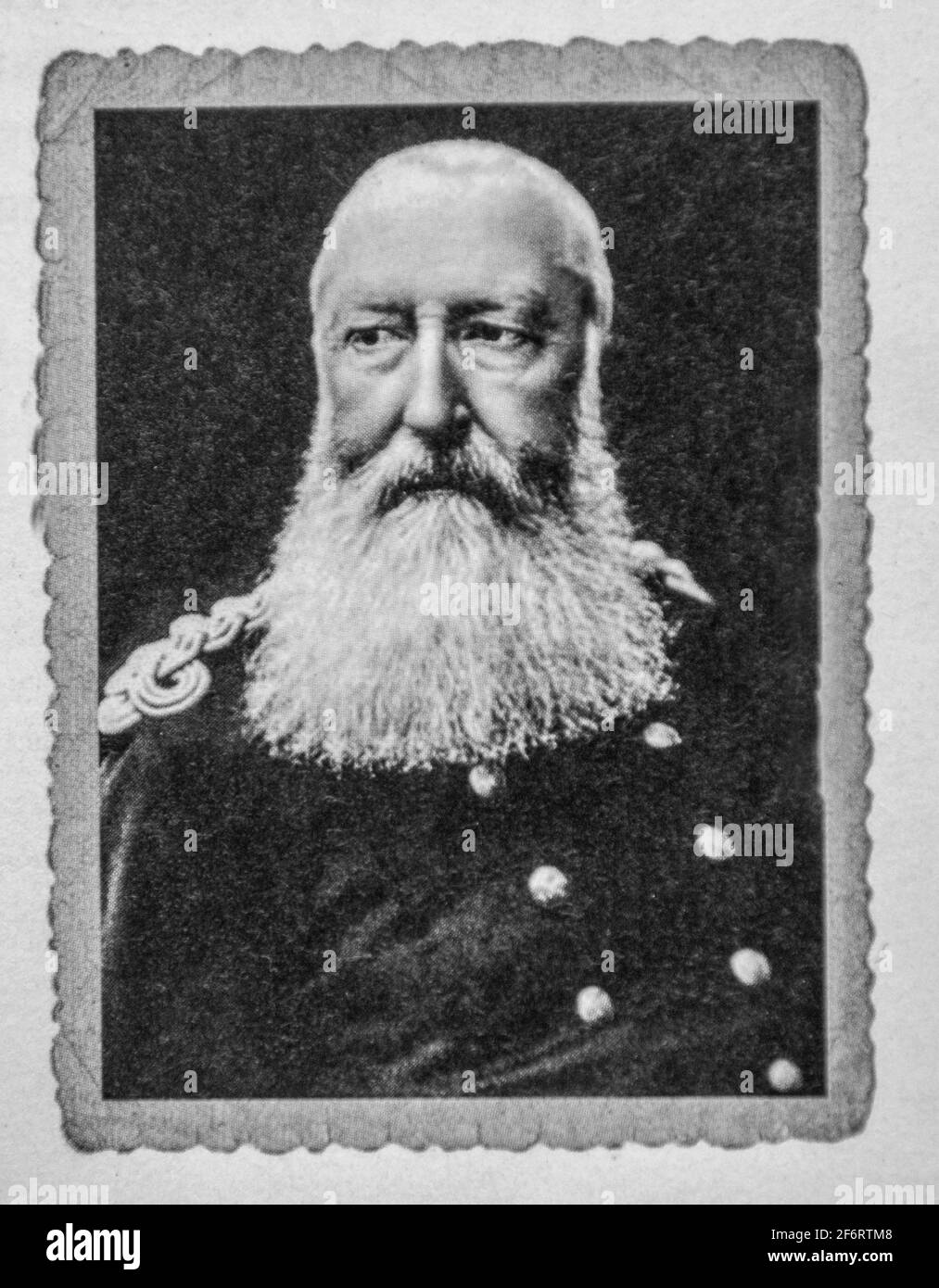 Bélgica, el rey Léopold II, alrededor de 1900 (¡dueño del Congo!!). Foto de stock