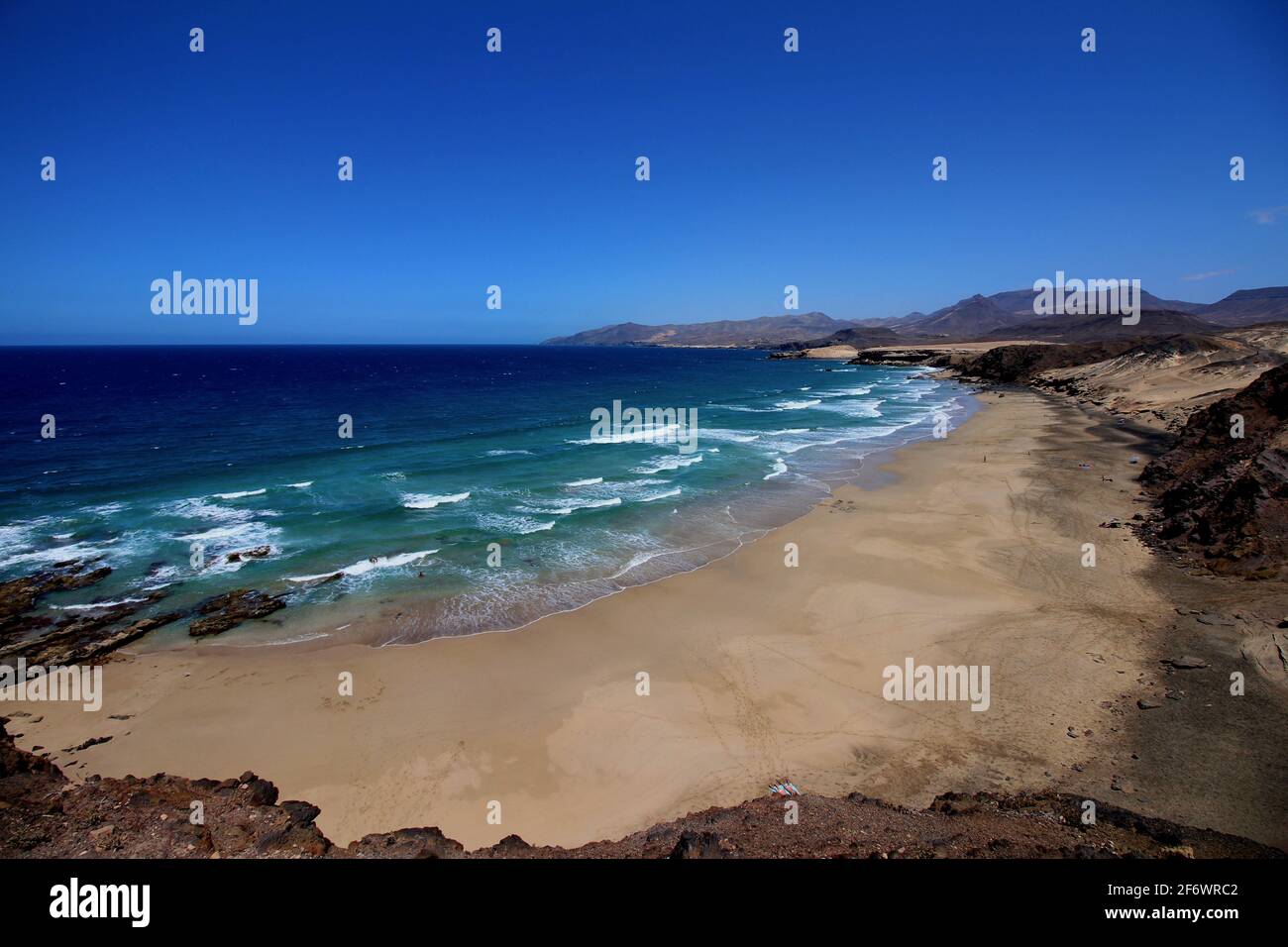 Una de las playas de La Pared - Fuerteventura Foto de stock