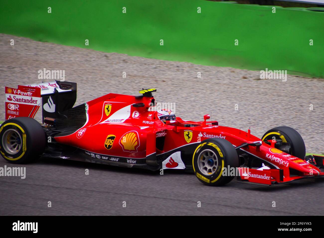 Kimi Räikkönen 2015 Foto de stock