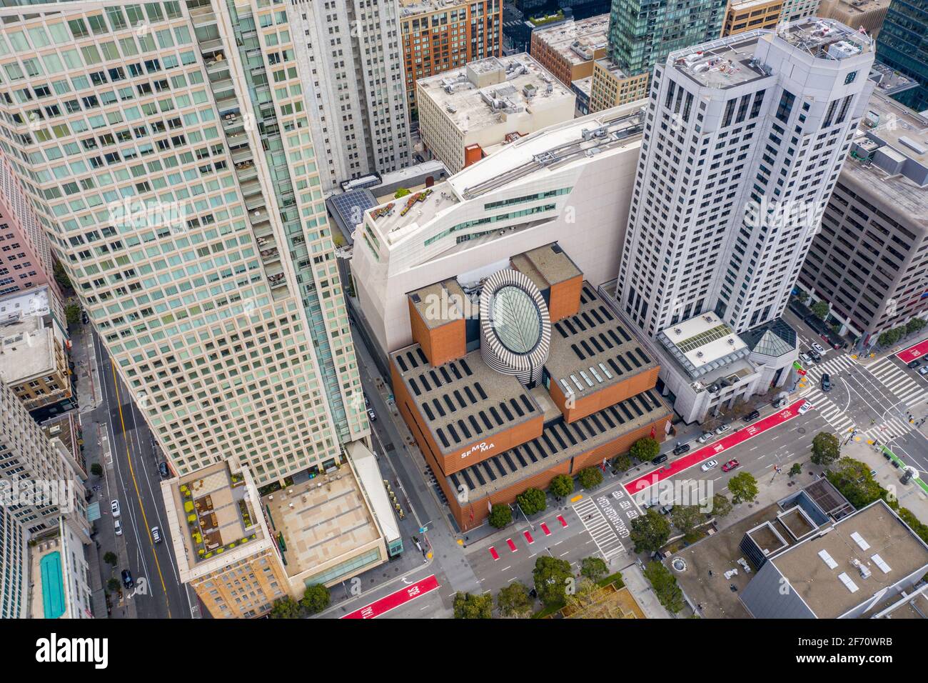 SFMOMA, Museo de Arte moderno de San Francisco, San Francisco, CA, EE.UU Foto de stock