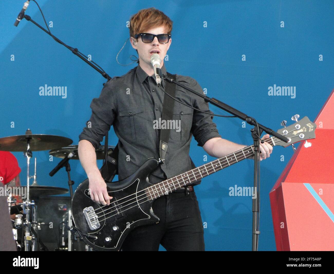 ¡una lágrima para ir! - Concierto en Trafalgar Square 1 año antes de los Juegos Olímpicos 2012, Londres, Reino Unido Foto de stock