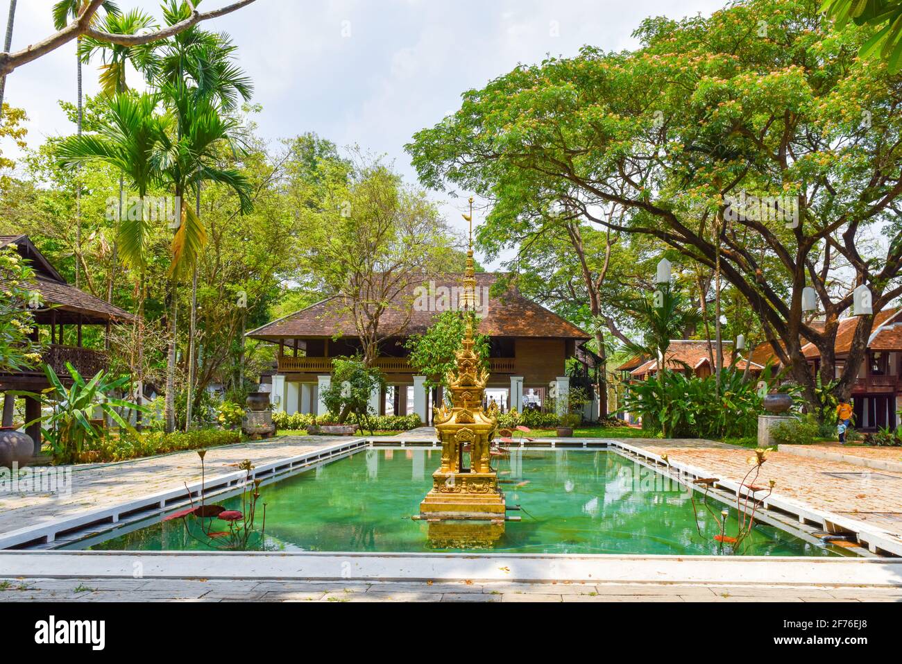 Dhara Devi lujoso resort, Chiang Mai, Tailandia Foto de stock