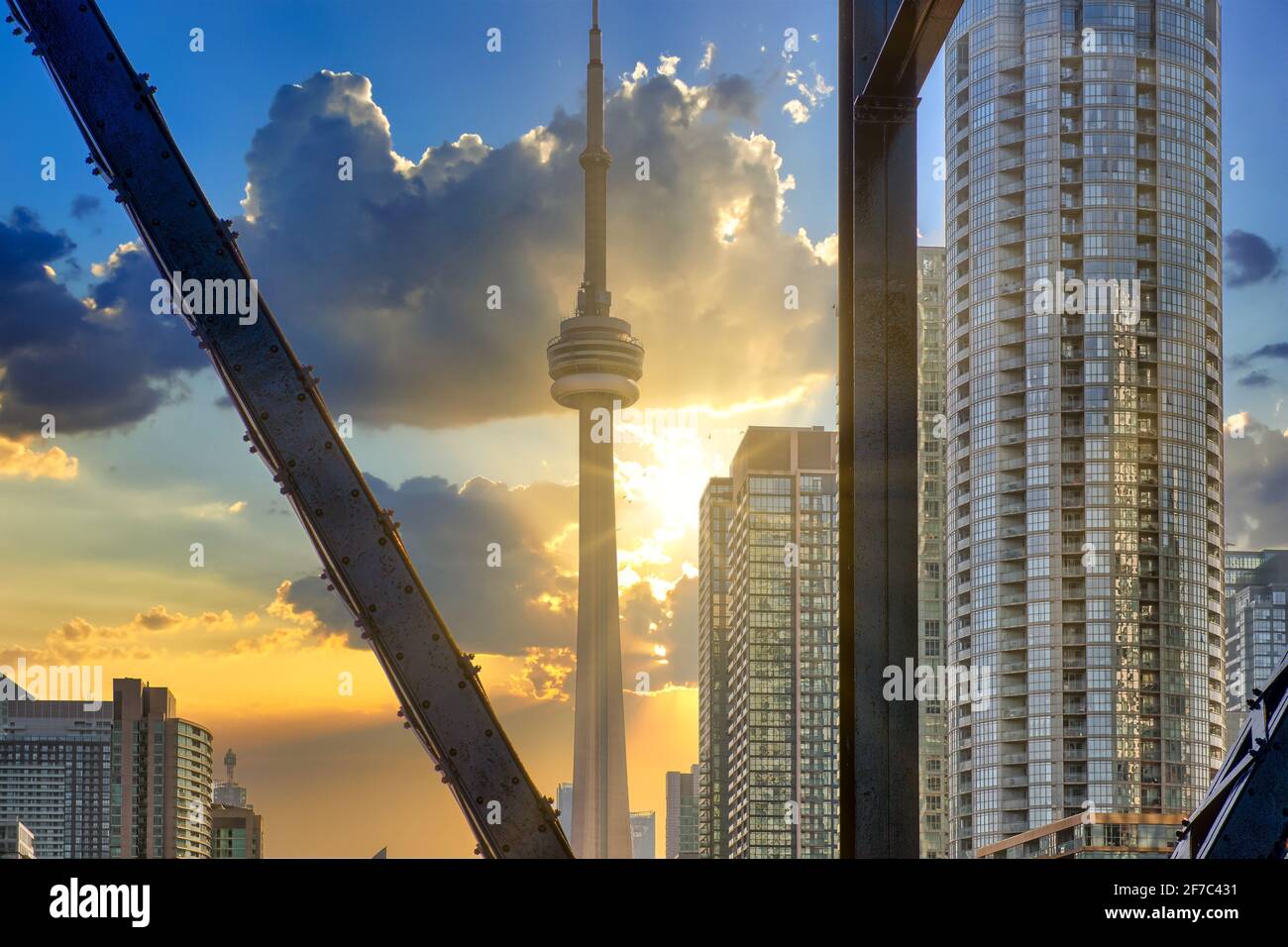 Vida diaria en la ciudad de Toronto, Canadá Foto de stock
