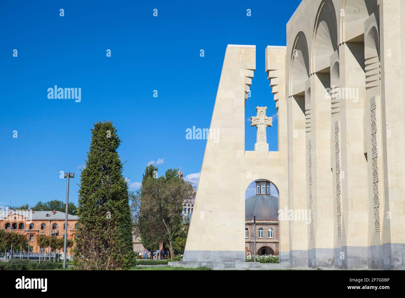 Armenia, Echmiadzin complejo Foto de stock