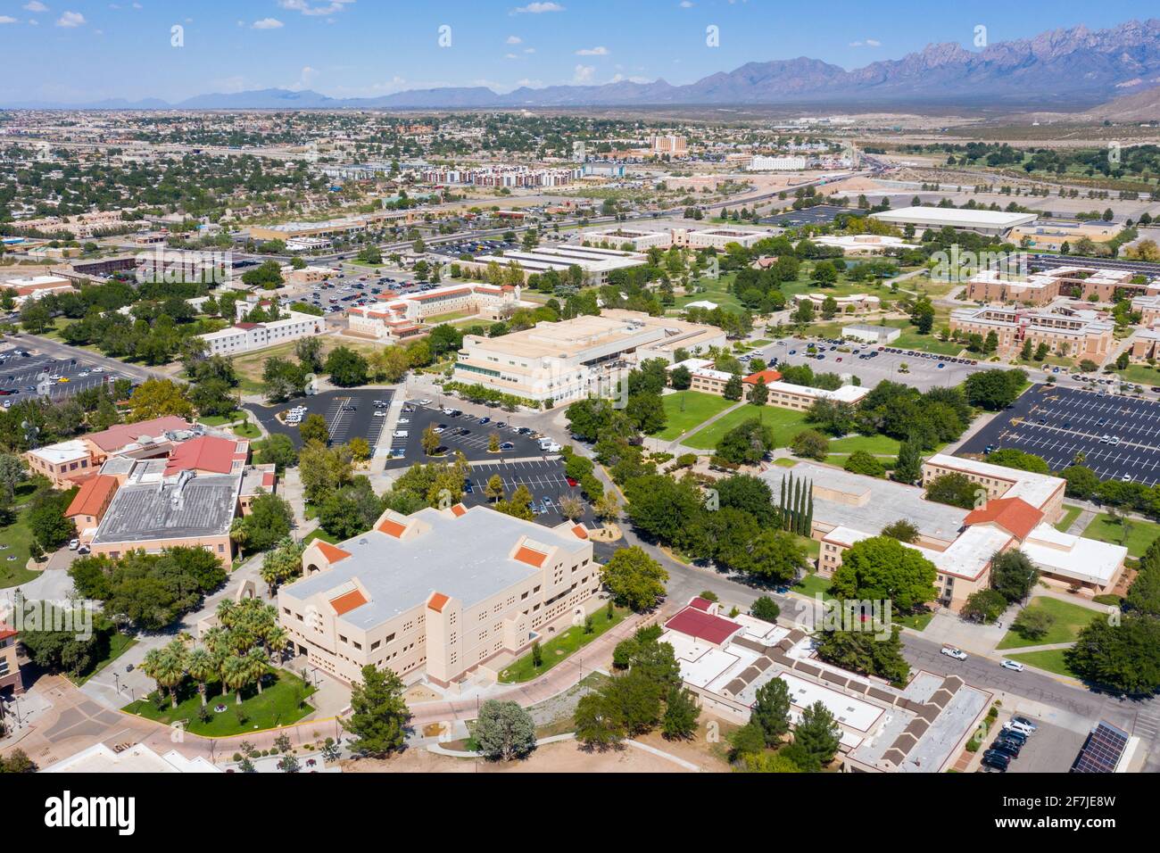 Universidad Estatal de Nuevo México, NMSU, Las Cruces, NM, EE.UU Foto de stock