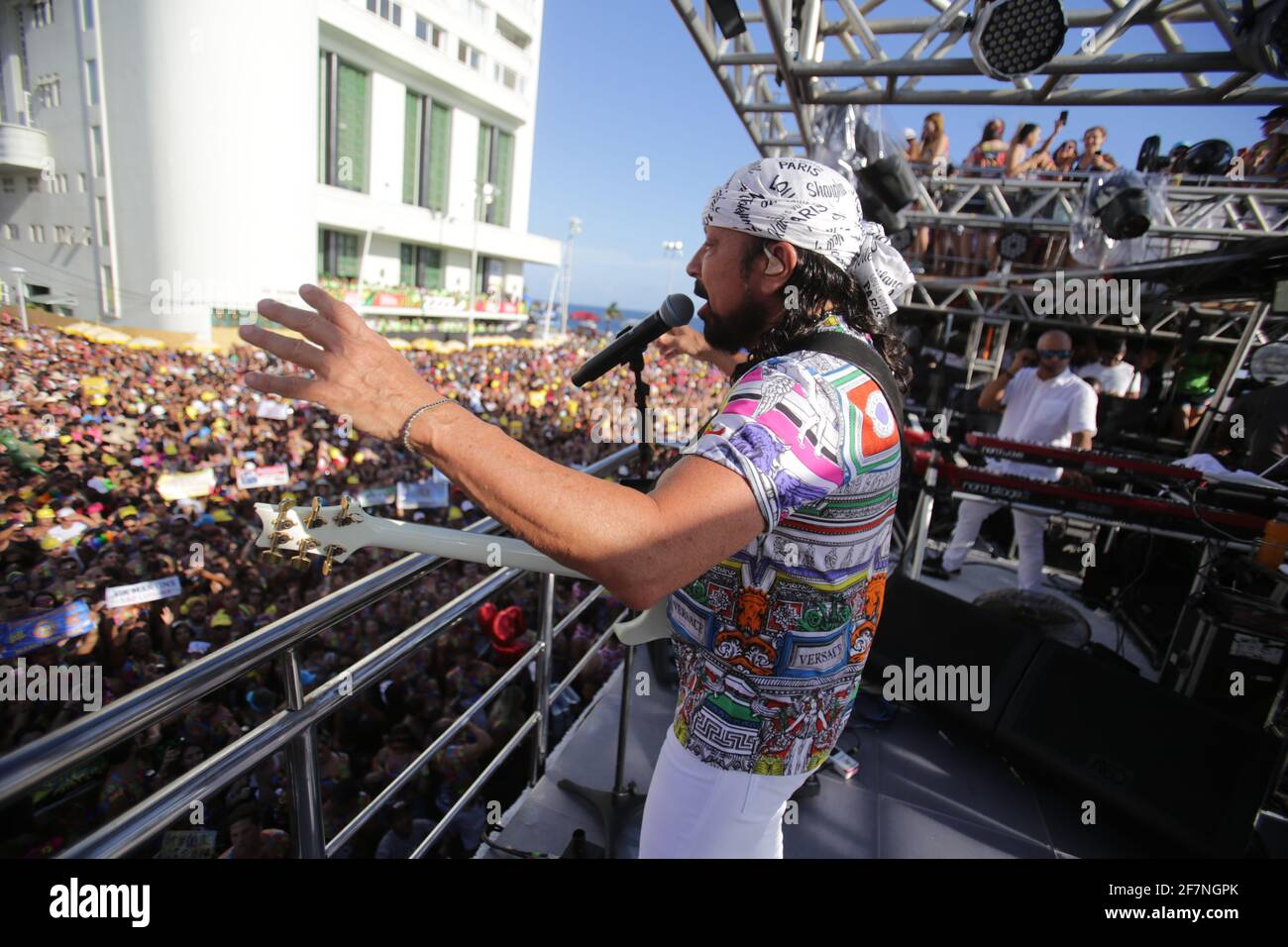 salvador, bahia/ brasil - 3 de marzo de 2019: La cantante Bell Marques es  vista durante una actuación de carnaval en Salvador. *** Título local ***  Fotografía de stock - Alamy