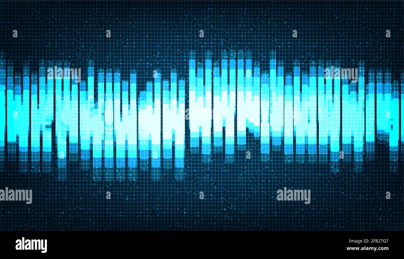 diagrama de onda de sonido etiquetado