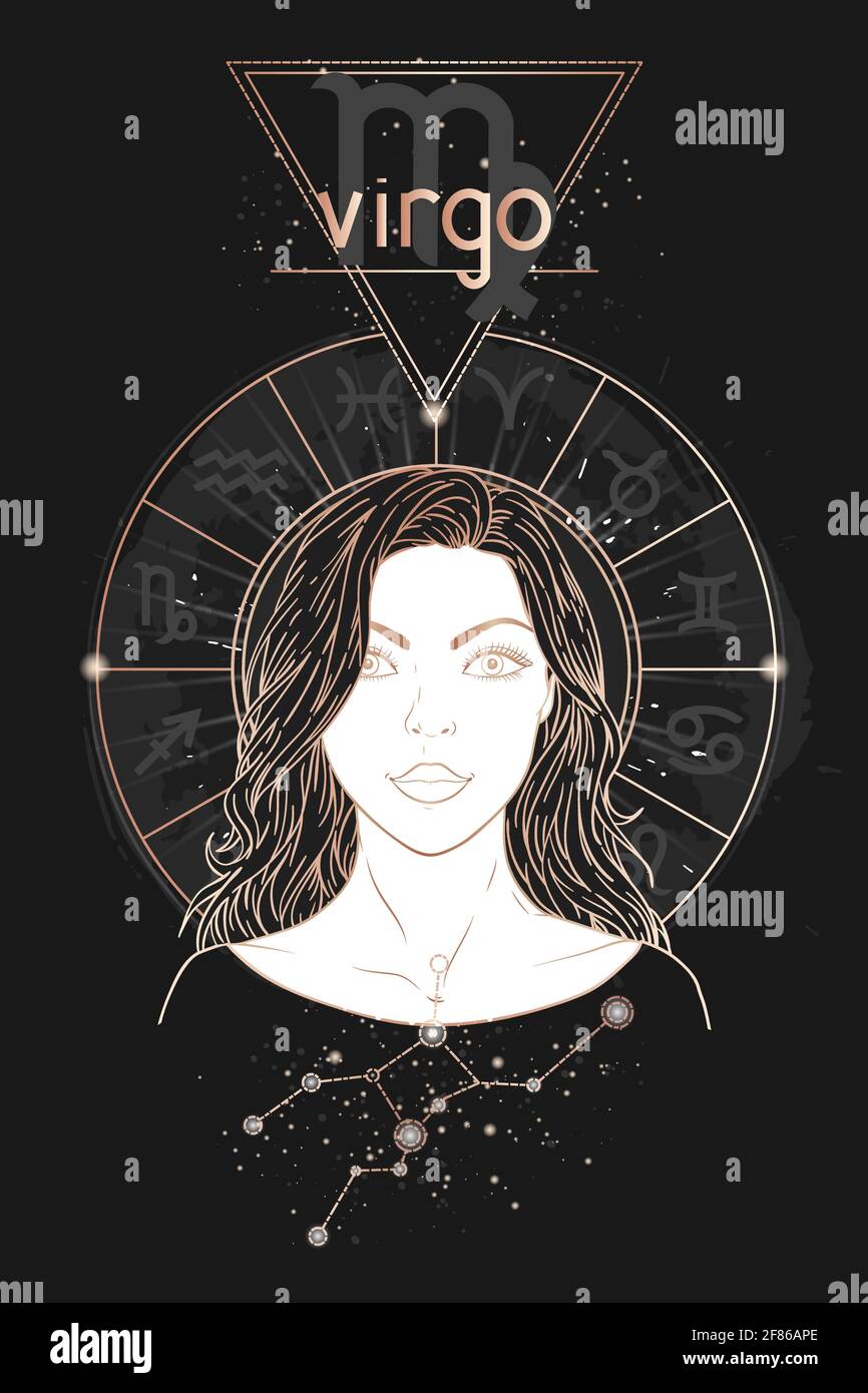 Signo Del Zodiaco Y La Constelacion De Virgo Mujer Sosteniendo Espigas De Trigo La Diosa De La Naturaleza La Cosecha Y La Feminidad Fondo Cosmico De Estrellas Horoscopo Astrologia Mitologia Vintage Estilo Signo Del Zodiaco Y La Constelacion De Virgo Mujer Sosteniendo Espigas De Trigo La Diosa De La Naturaleza La Cosecha Y La Feminidad Fondo Cosmico De Estrellas Horoscopo Astrologia Mitologia Vintage Estilo