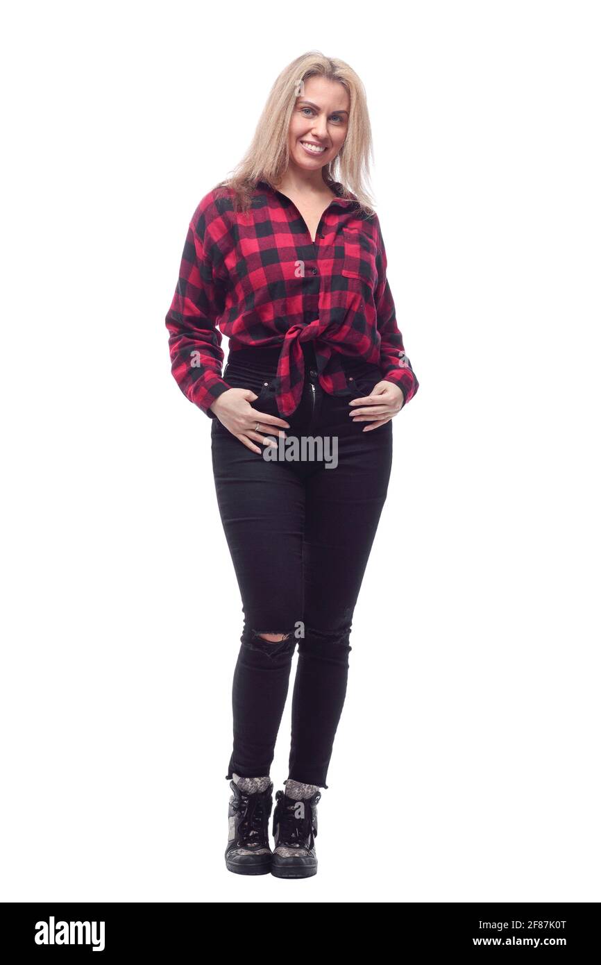 Pantalon cuadros de Ropa para Mujer en color rojo | FASHIOLA.es