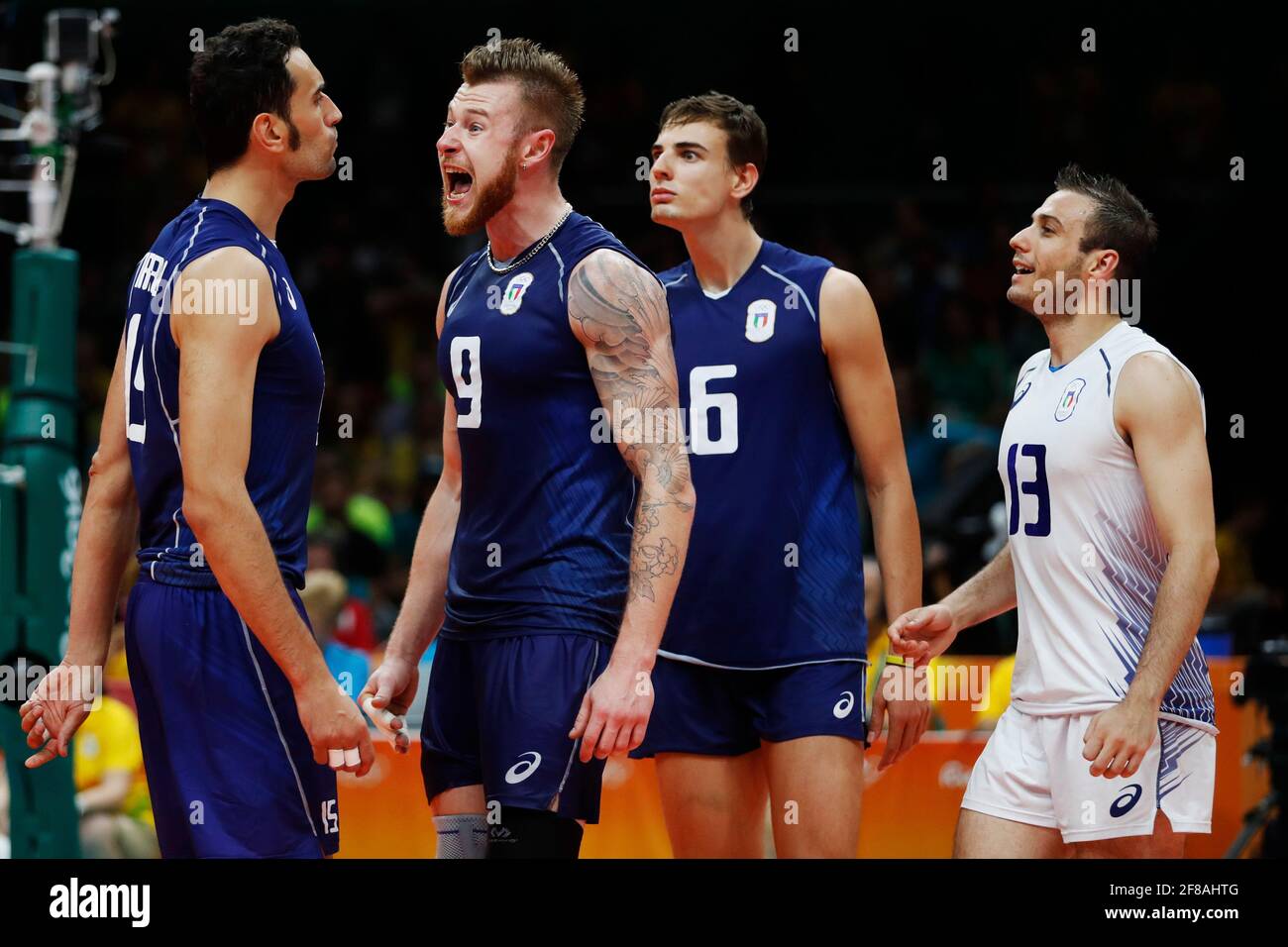 El equipo nacional de voleibol brasileño