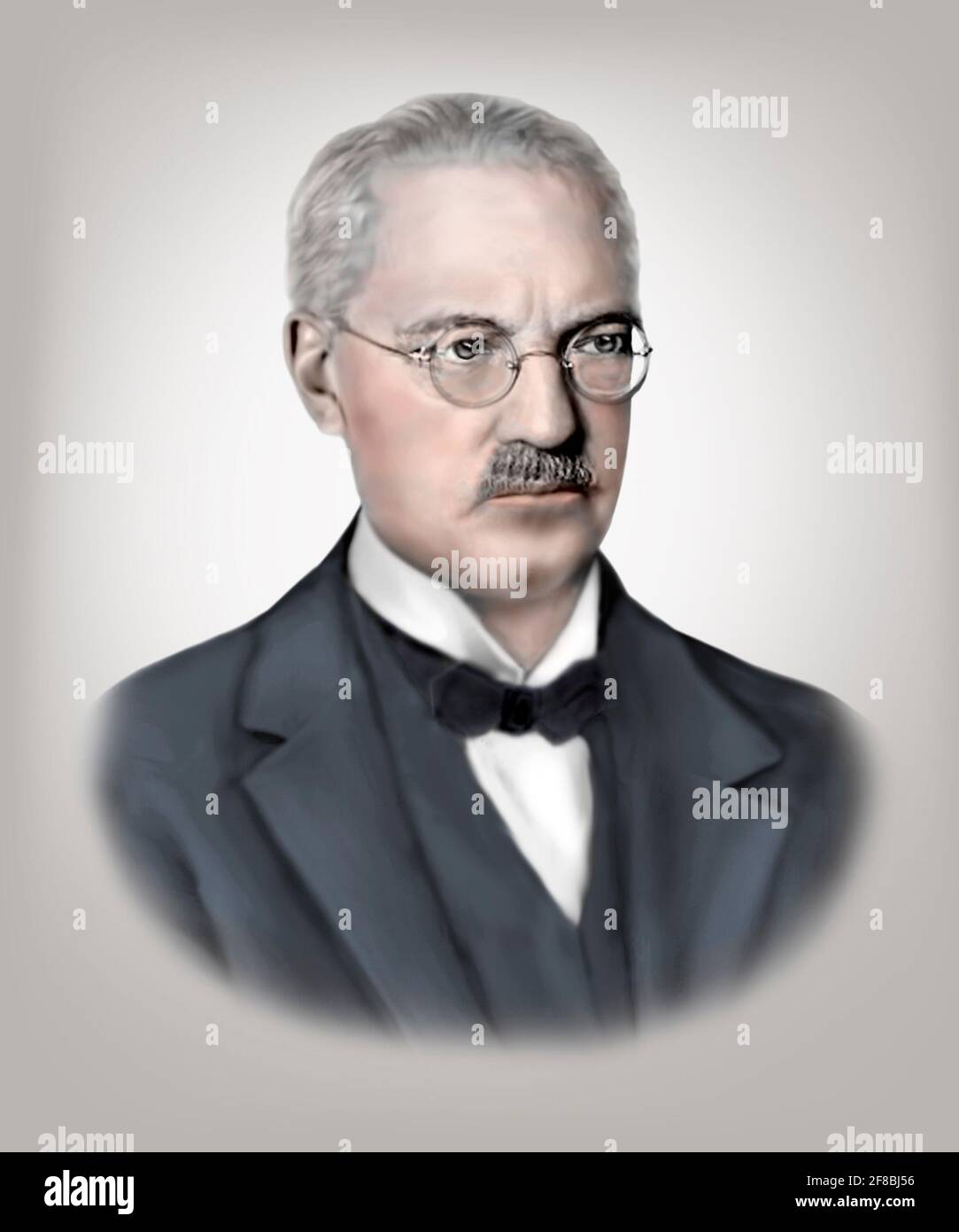 Carl Bosch 1874-1940 Ingeniero químico alemán Foto de stock