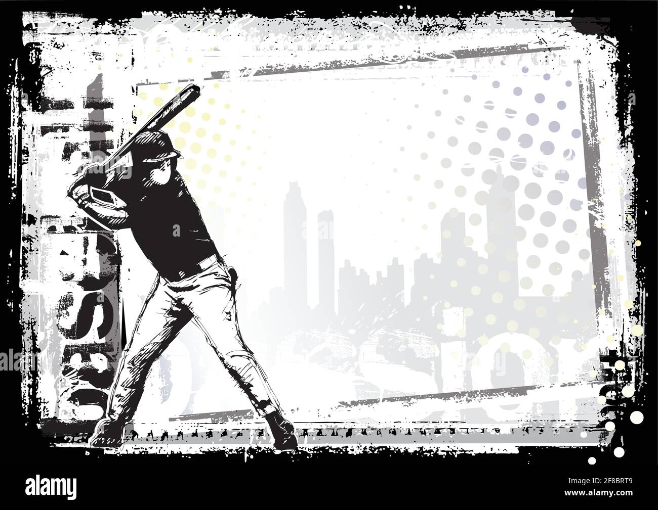 fondo del cartel de béisbol Imagen Vector de stock - Alamy