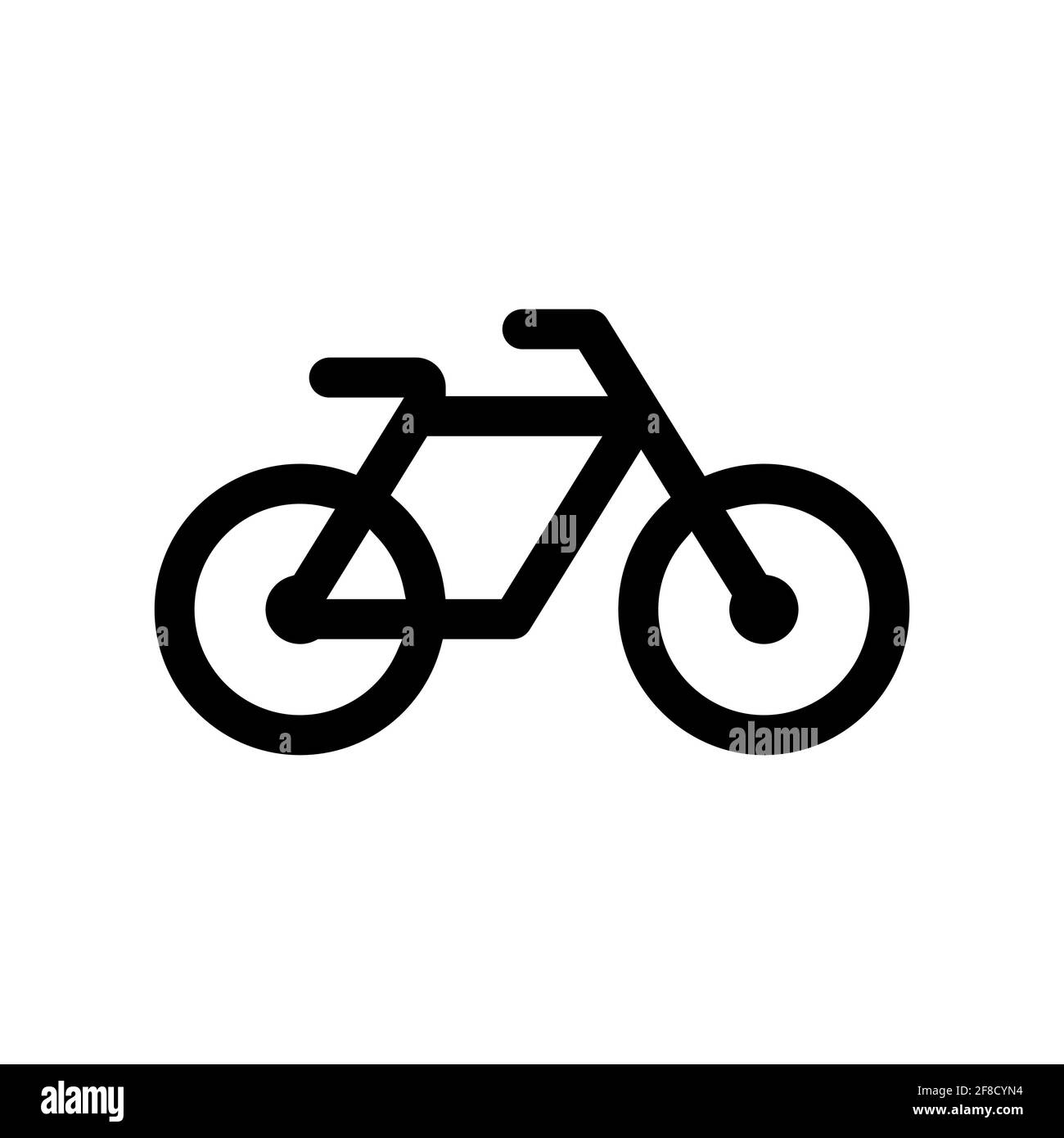 Icono de vector de bicicleta. Símbolo de bicicleta en estilo simple  Ilustración vectorial EPS 10 Imagen Vector de stock - Alamy