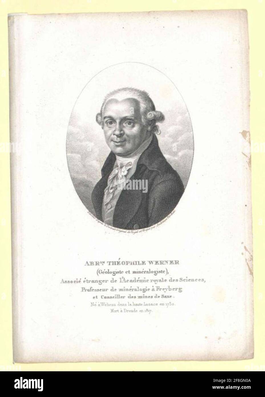 Abraham gottlob werner fotografías e imágenes de alta resolución Alamy