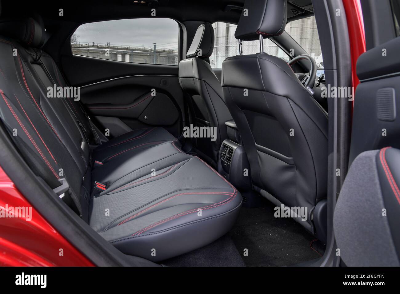 Ford Mustang Mach E Interior Foto Anders Wiklund Tt Codigo Fotografia De Stock Alamy