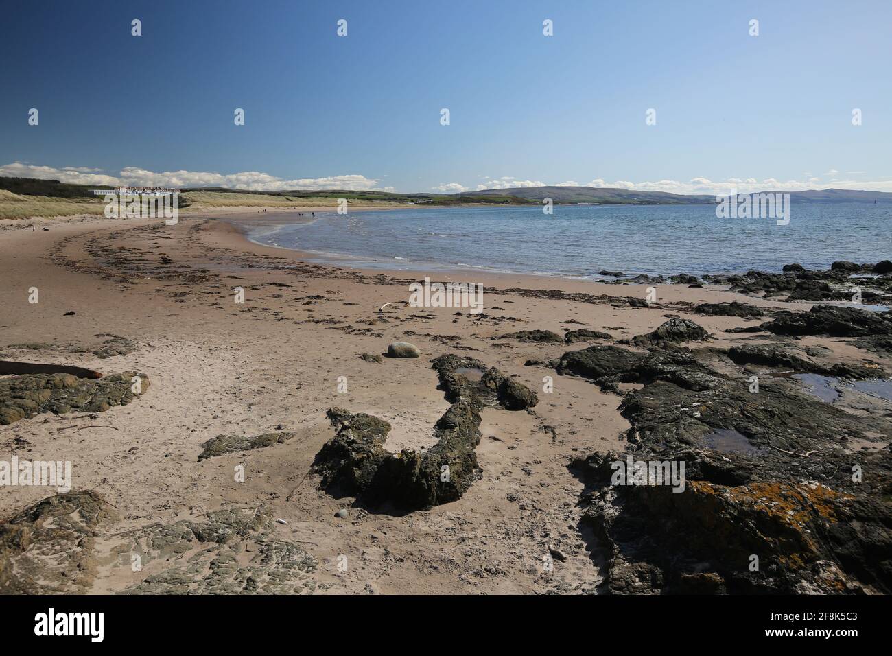 Escocia, Ayrshire Turnberry . La ruta costera de Ayrshire 12 de abril de 2021 Foto de stock