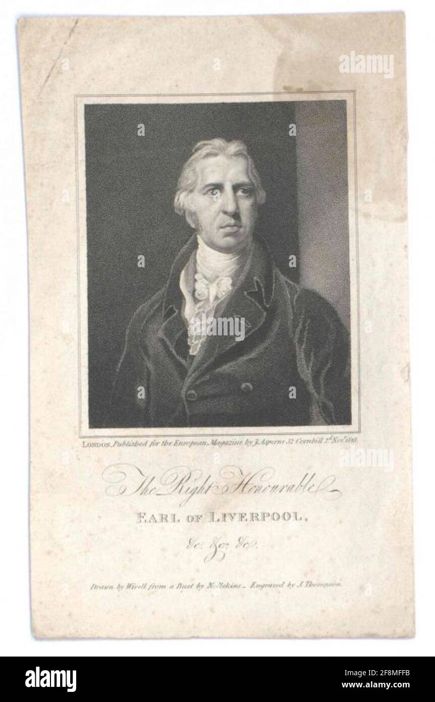 Jenkinson, 2. Earl de Liverpool, Robert Banks . Foto de stock