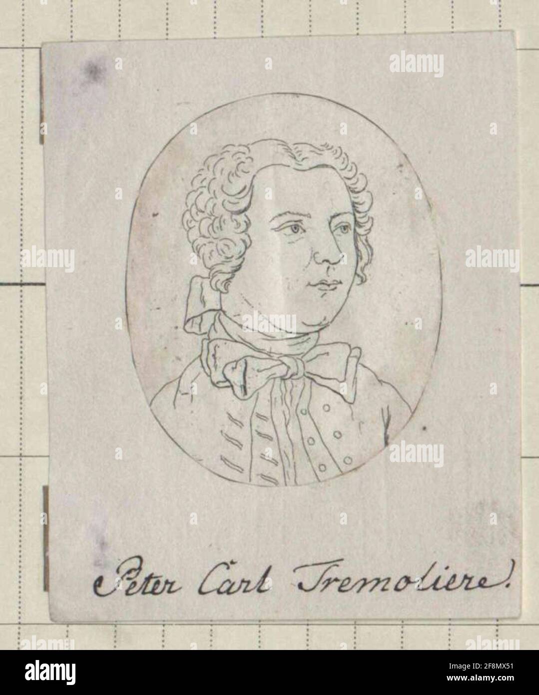 Tremolières, Pierre Charles. Foto de stock