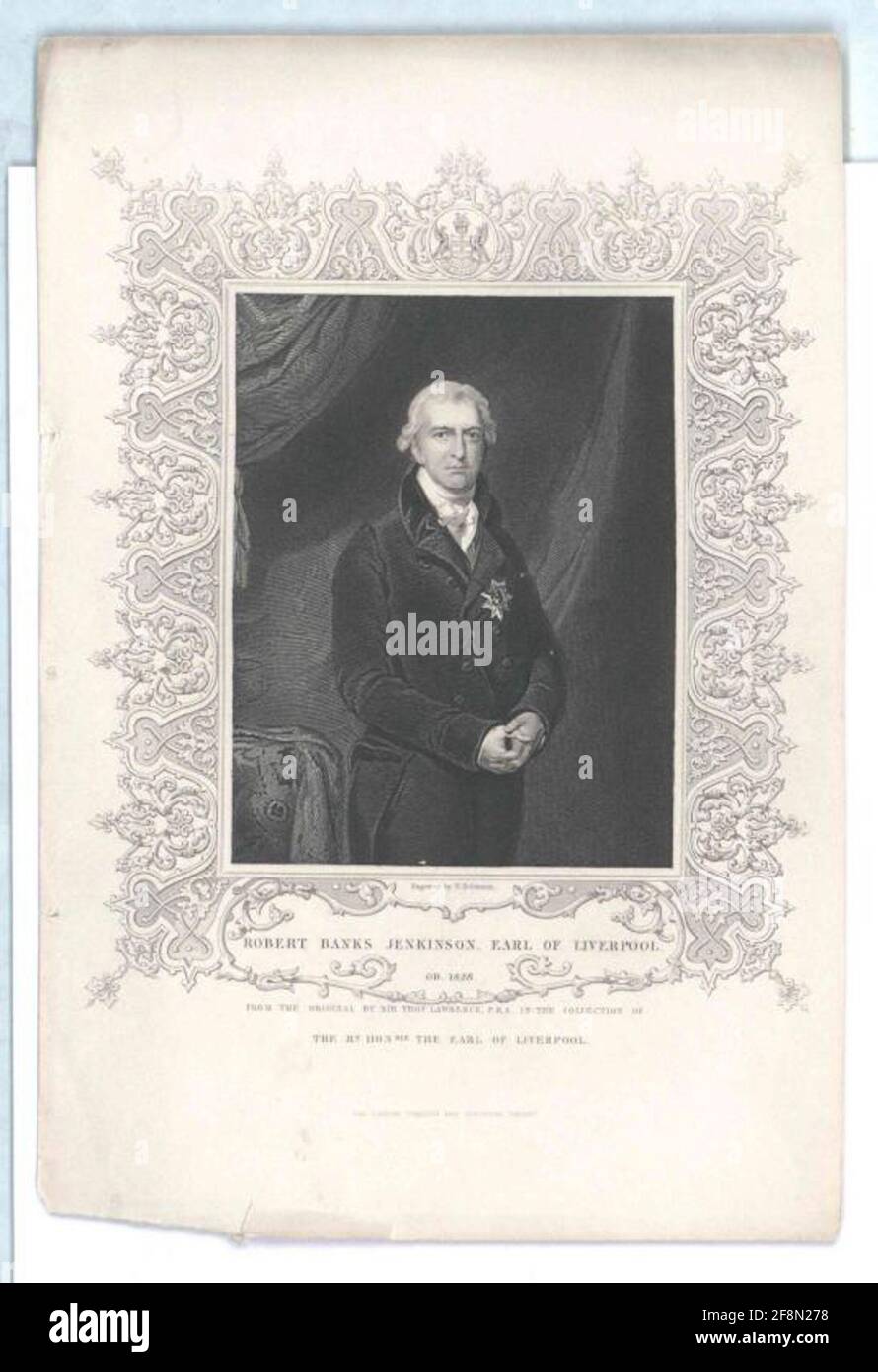 Jenkinson, 2. Earl de Liverpool, Robert Banks . Foto de stock