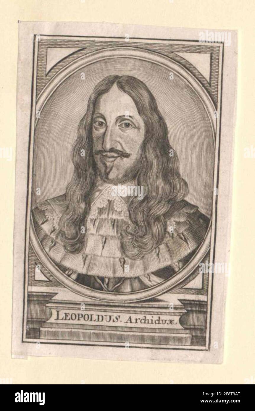 Leopold Wilhelm, Archiduque de Austria. Foto de stock