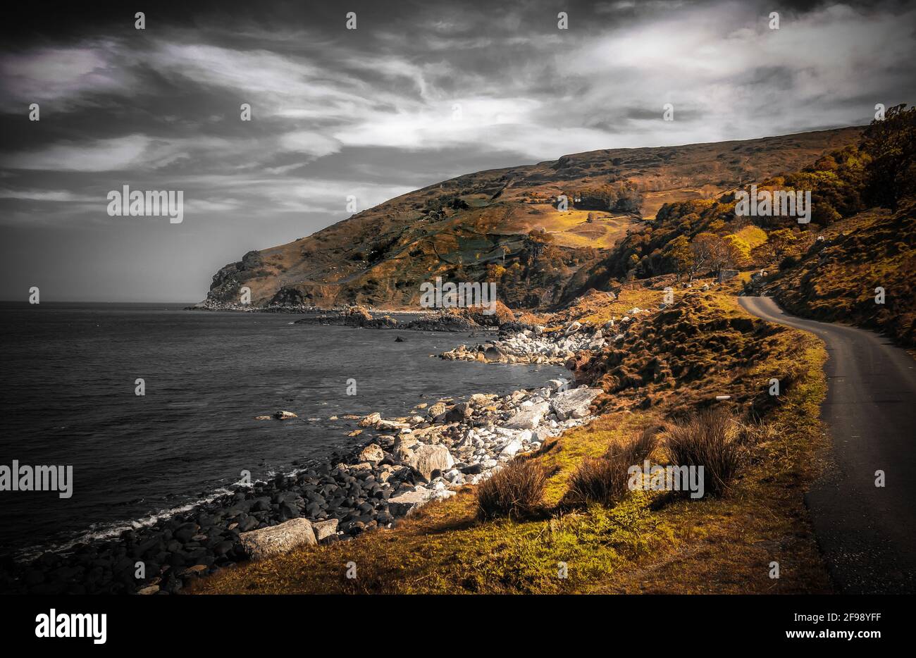 Murlough Bay en el norte de Irlanda - Fotografía Artística Foto de stock