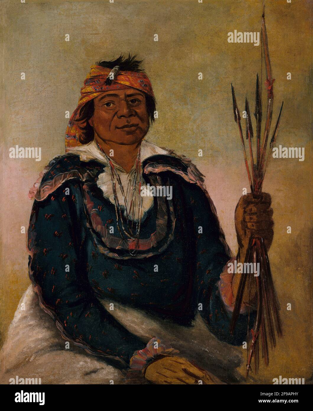 Ni-có-man, The Answer, Second Chief, 1830. Foto de stock