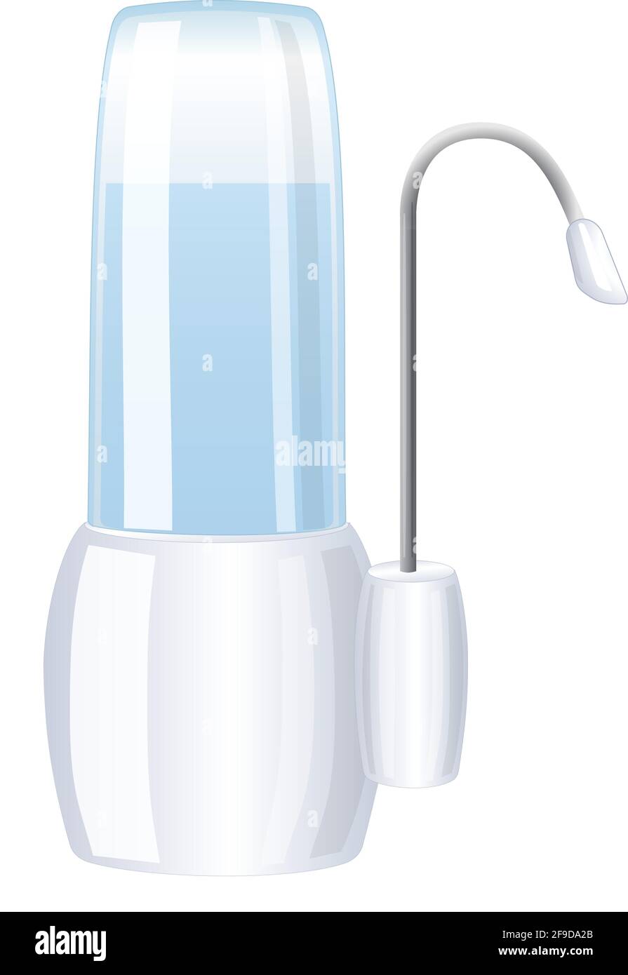 Icono de filtro de agua del grifo, estilo de dibujo animado Imagen Vector  de stock - Alamy