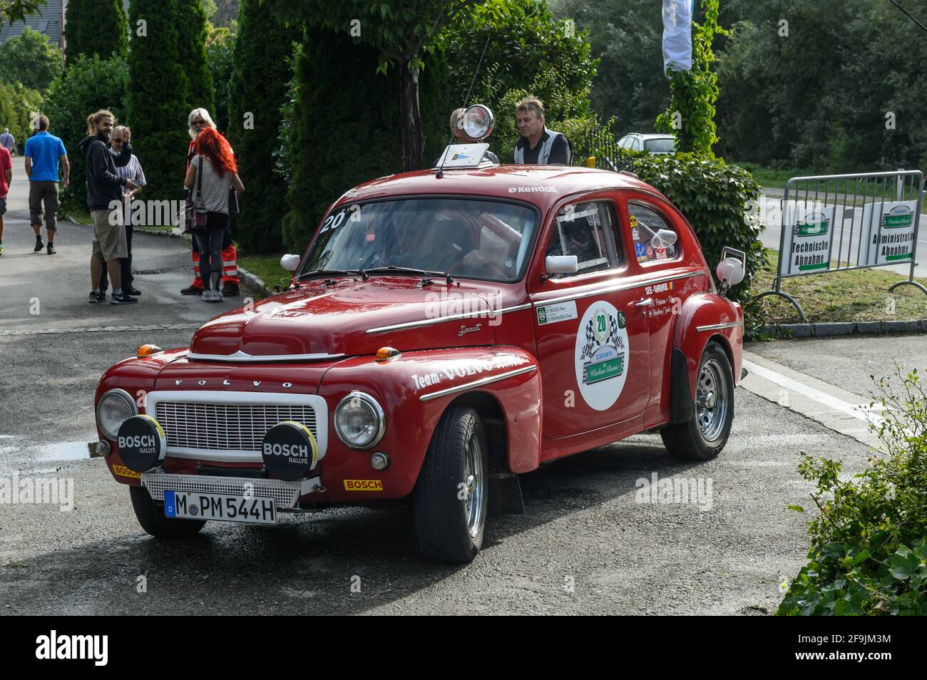 wachau, austria, 03 de septiembre de 2015, volvo pv 544 en el wachau clásico, concurso para coches de época Foto de stock