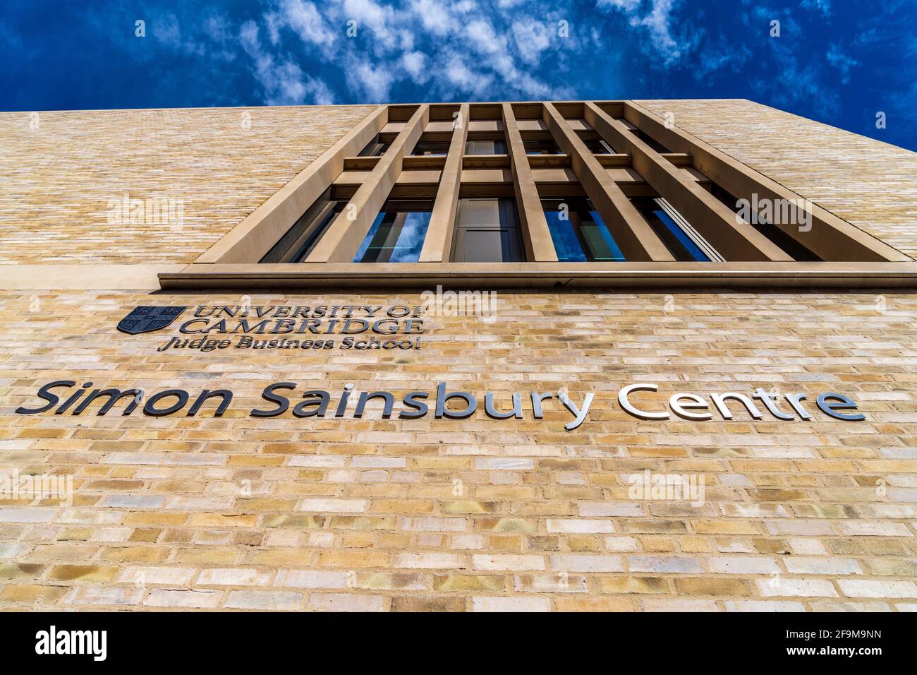 Simon Sainsbury Center, parte de la Escuela de Negocios Judge, Universidad de Cambridge. Arquitecto Stanton Williams 2018. RIBA Ganador del Premio Nacional 2019. Foto de stock